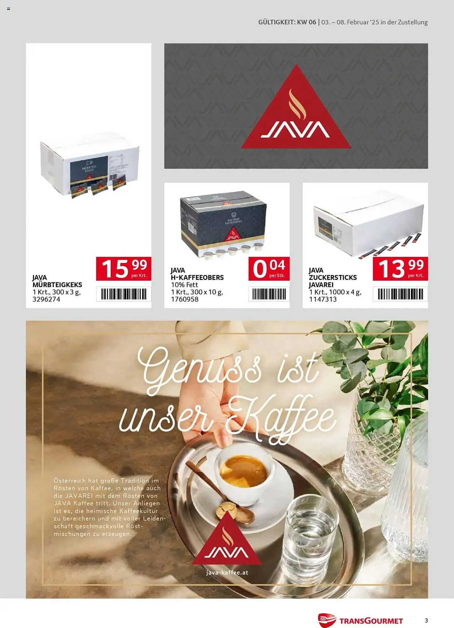 Transgourmet Flugblatt von 3. Februar bis 8. Februar 2025 - Flugblätt seite  3