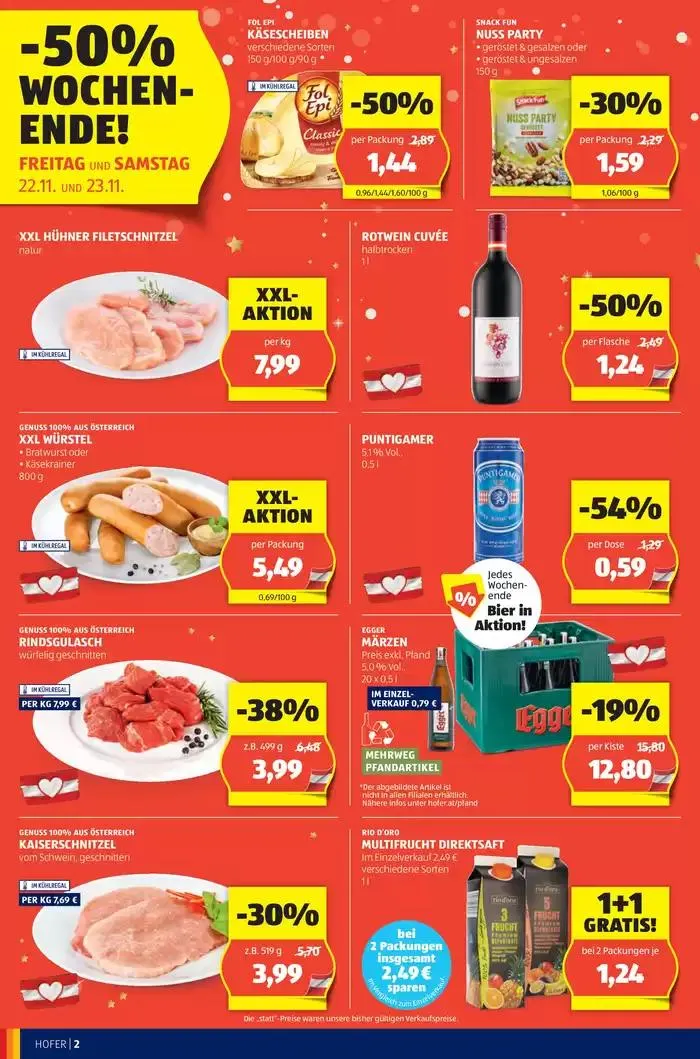 Blättern Sie online im HOFER Flugblatt von 20. November bis 4. Dezember 2024 - Flugblätt seite 4