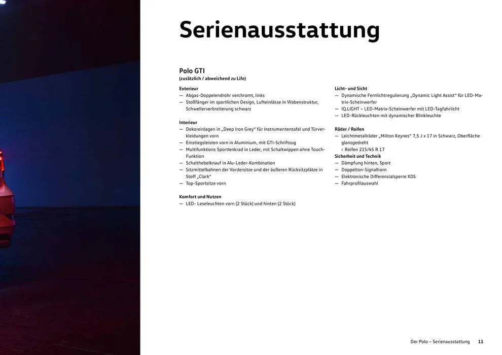 Volkswagen POLO von 16. Februar bis 16. Februar 2025 - Flugblätt seite  11