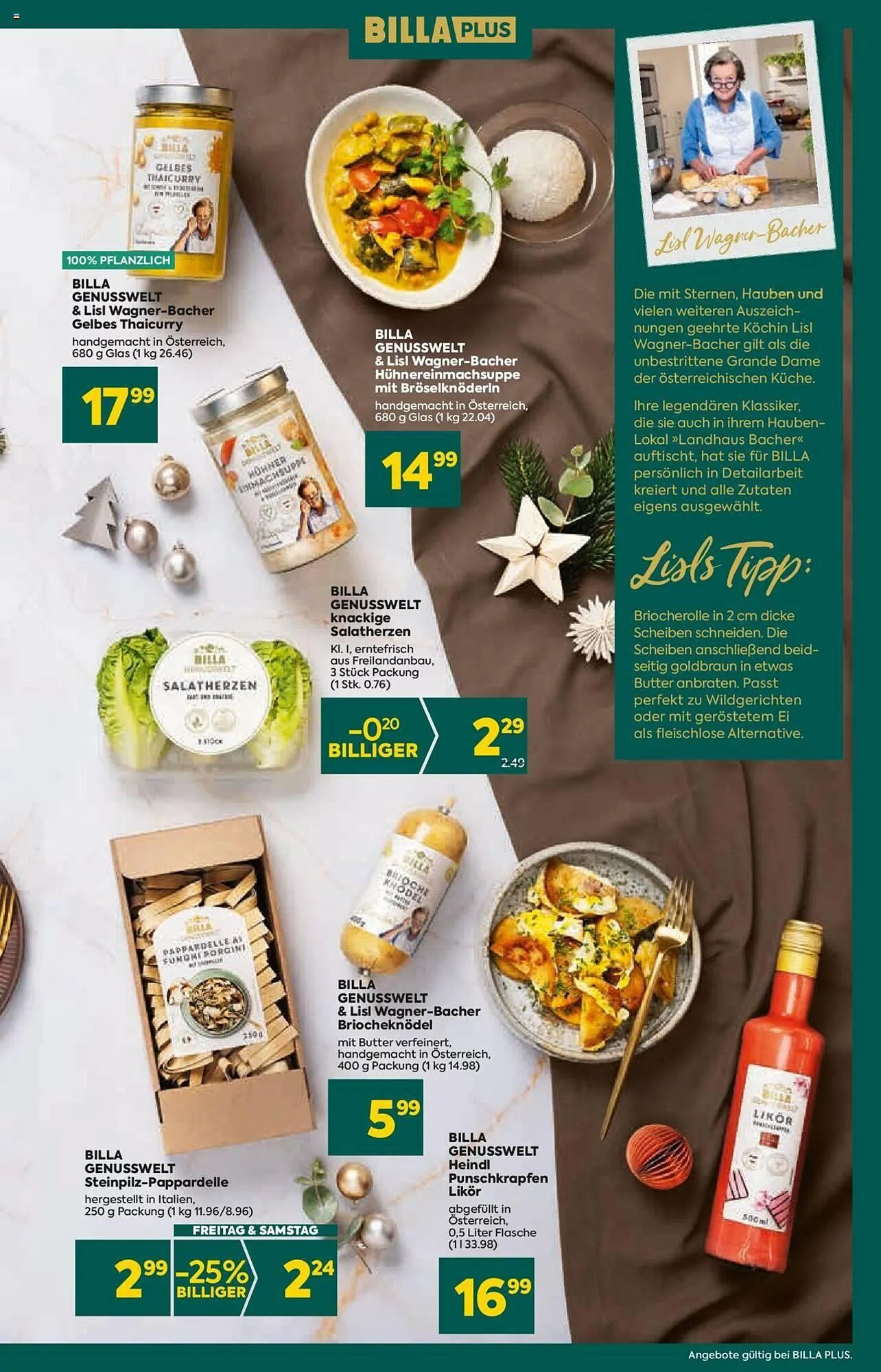 Billa Flugblatt von 7. Dezember bis 13. Dezember 2023 - Flugblätt seite 7