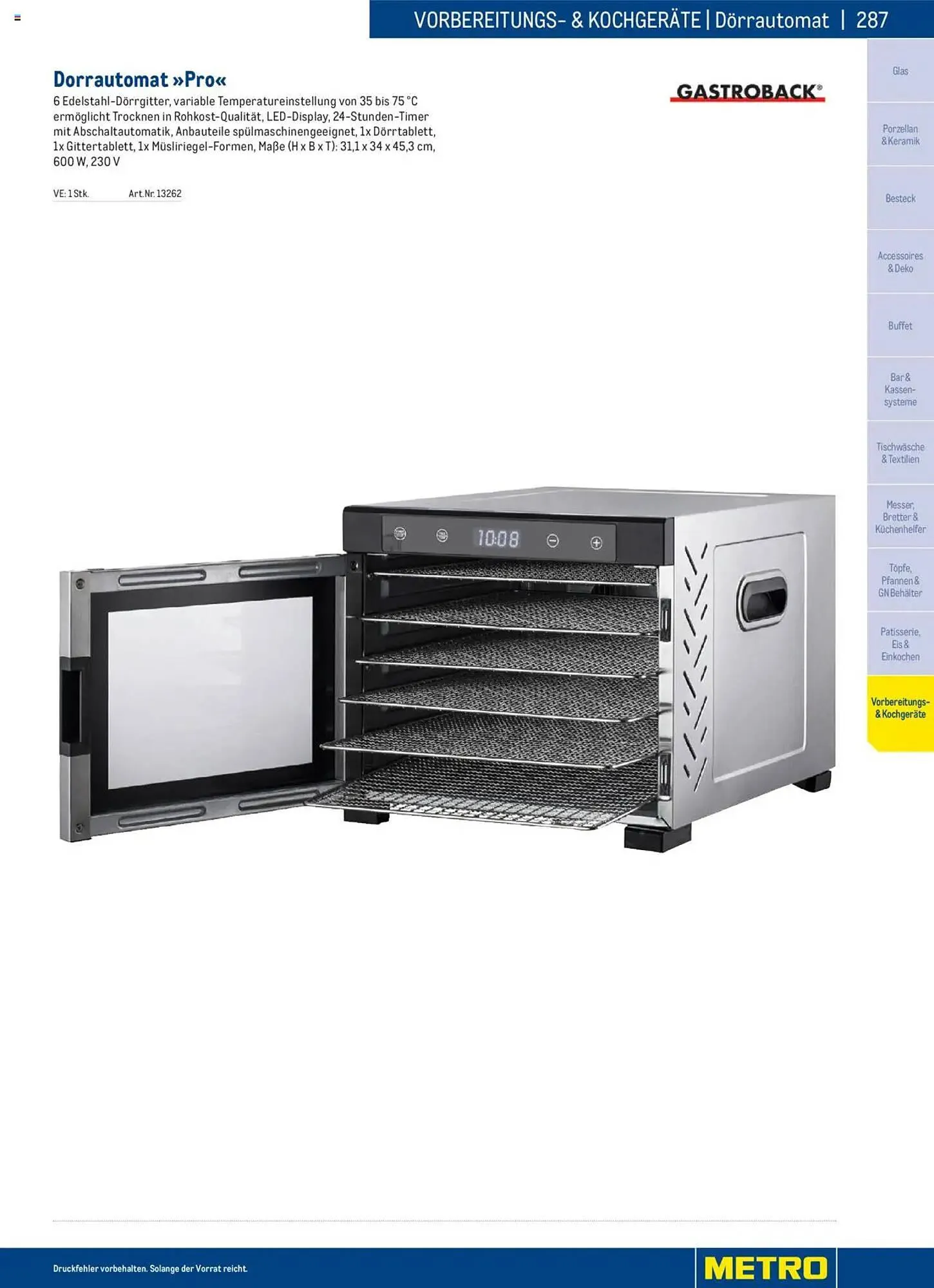 Metro Flugblatt von 2. Dezember bis 31. Dezember 2025 - Flugblätt seite  287