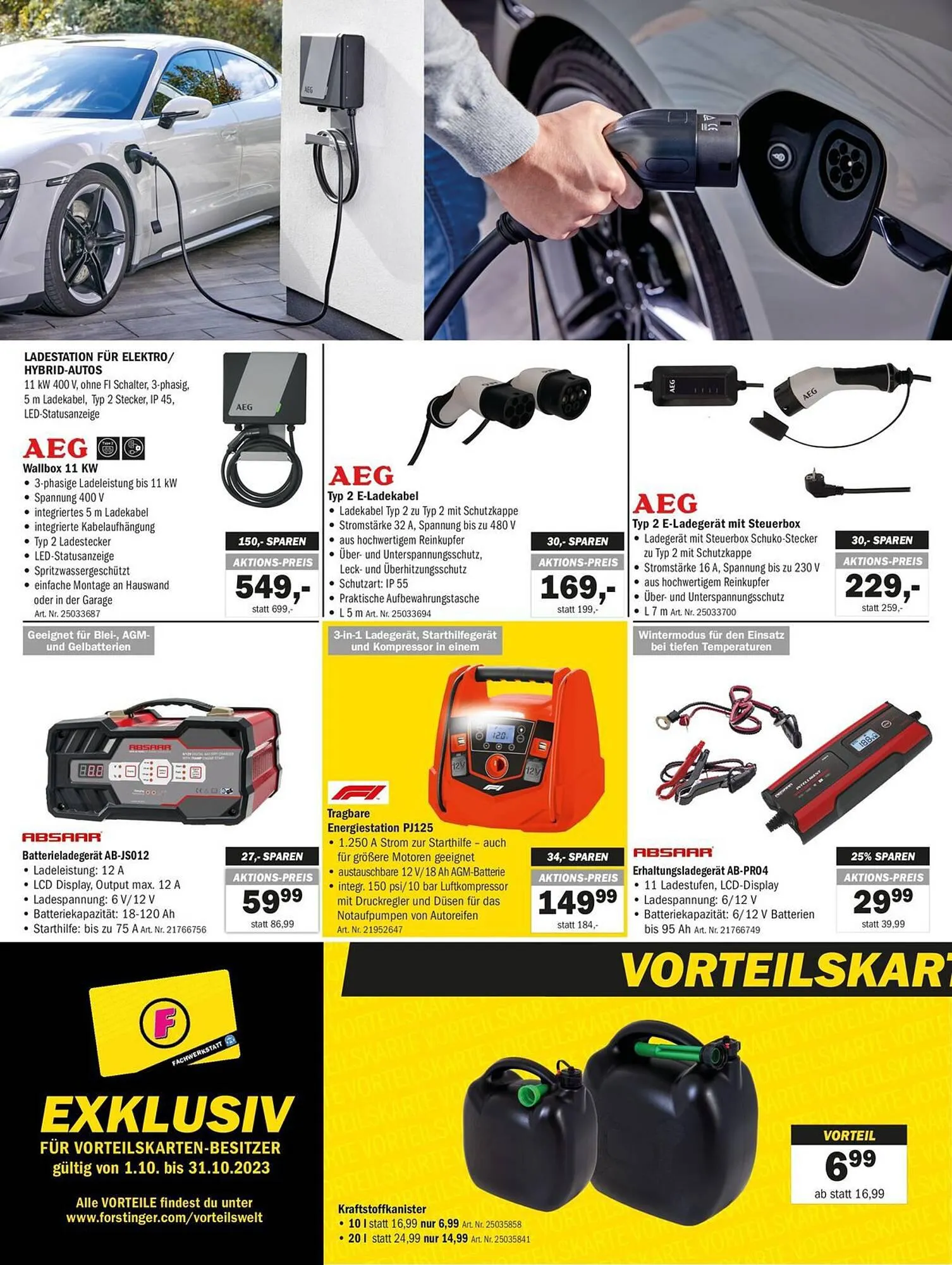 Forstinger Flugblatt von 4. Oktober bis 31. Oktober 2023 - Flugblätt seite  4