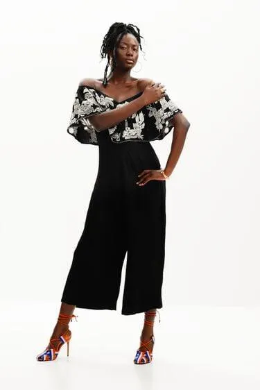 Midi-Jumpsuit Palmen Stella Jean