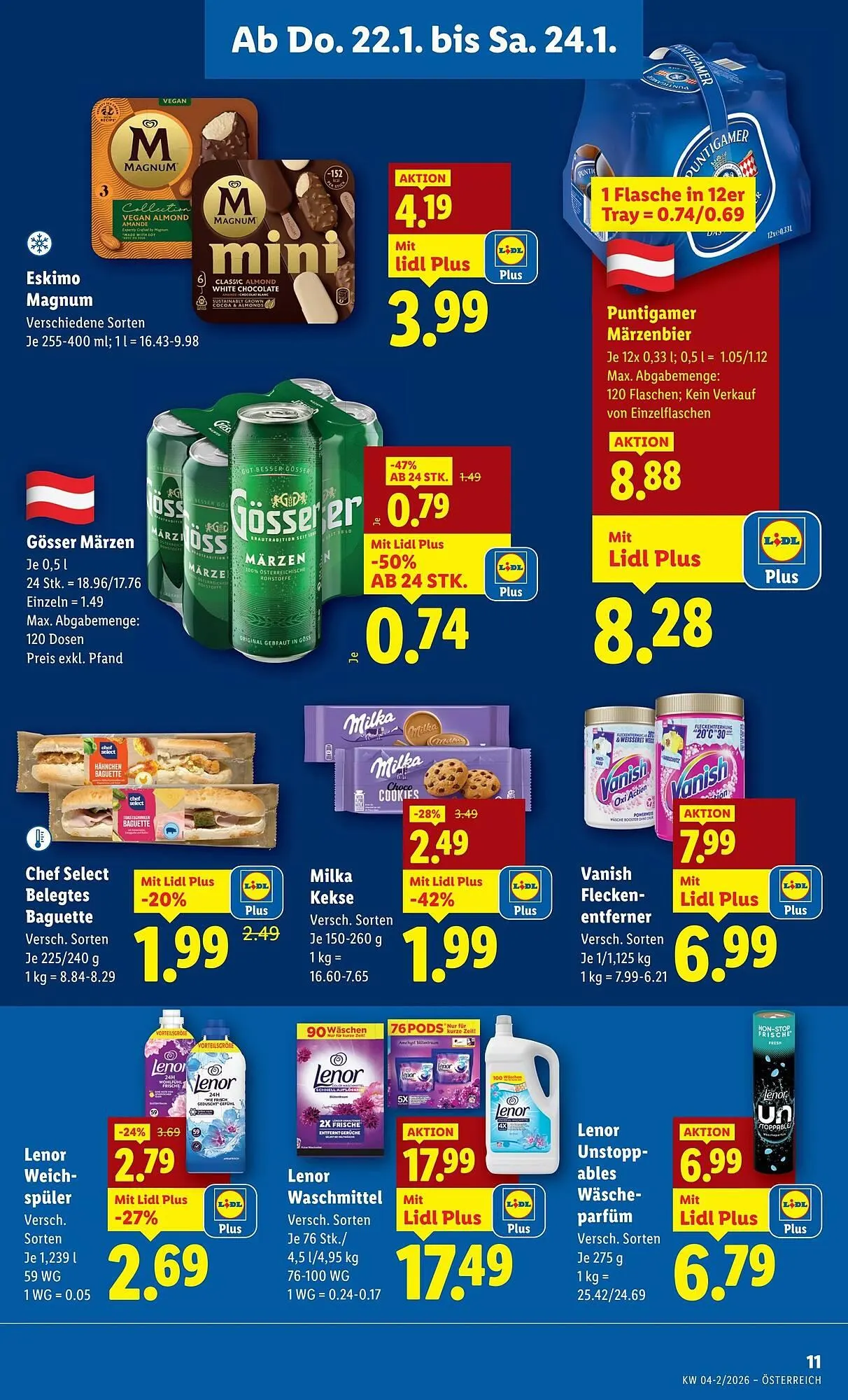 Lidl Flugblatt von 22. Jänner bis 29. Jänner 2026 - Flugblätt seite  15