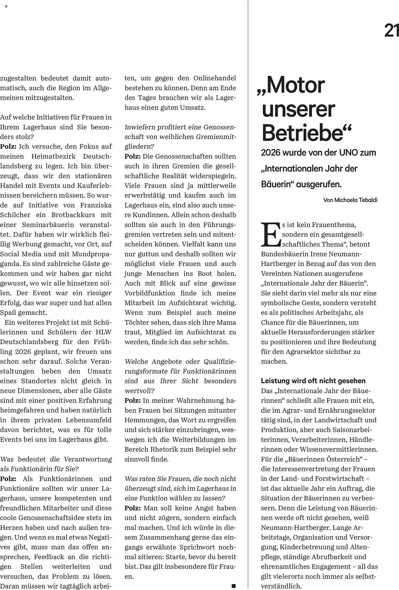 Lagerhaus Flugblatt von 2. März bis 31. März 2026 - Flugblätt seite  21