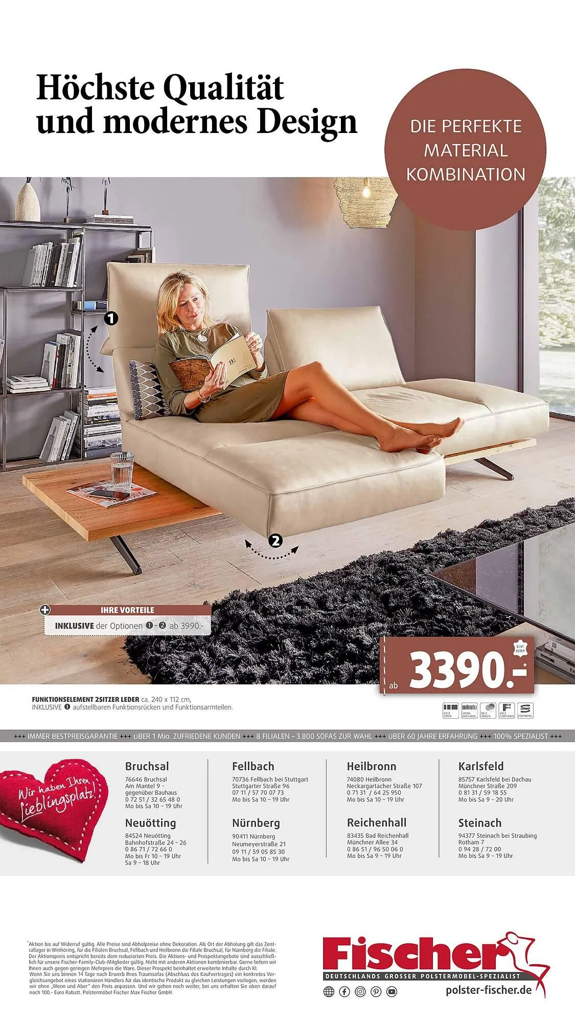 Polstermöbel Fischer Flugblatt von 19. Februar bis 28. Februar 2026 - Flugblätt seite  17