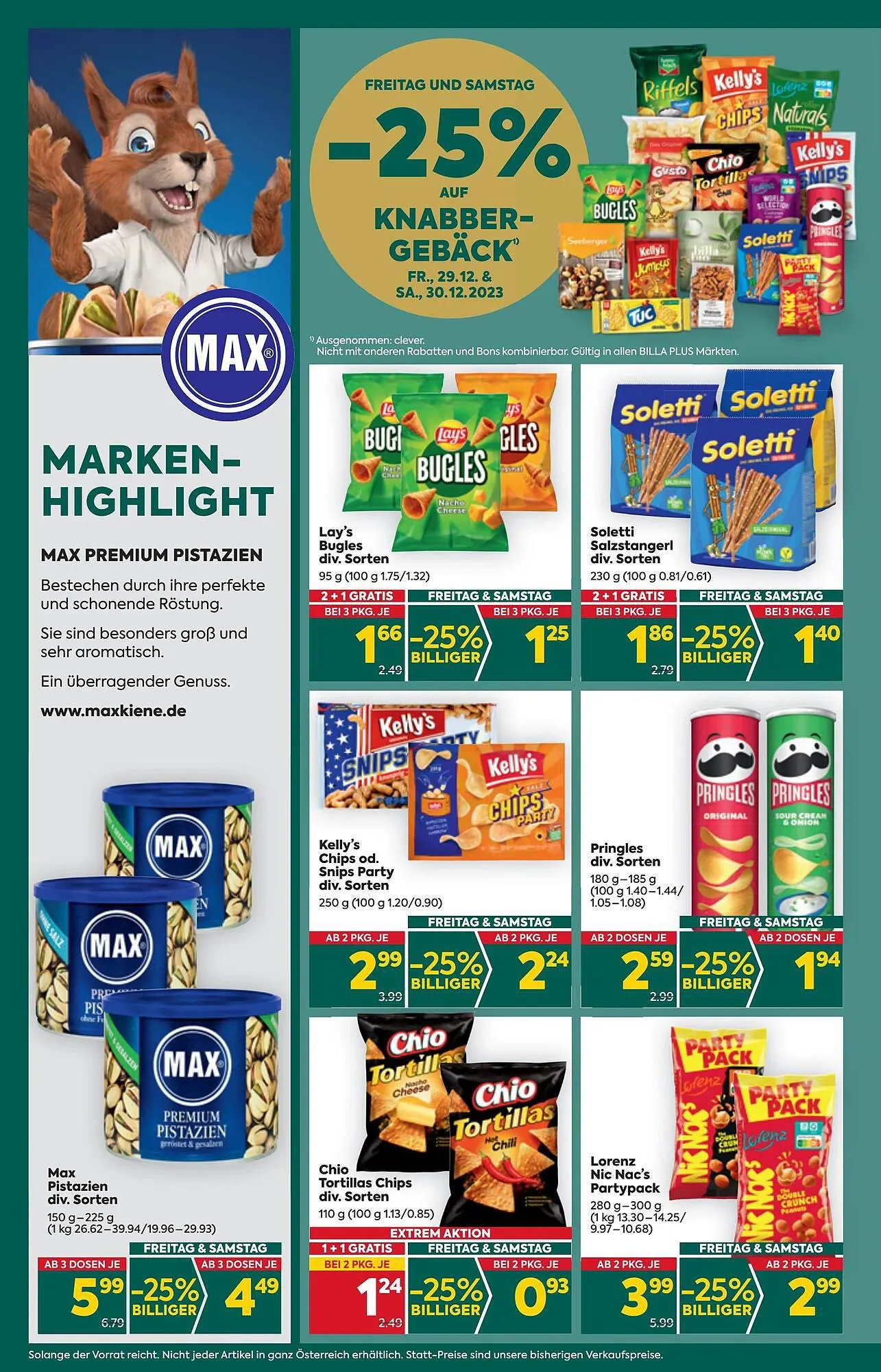 Billa Flugblatt von 26. Dezember bis 30. Dezember 2023 - Flugblätt seite  2