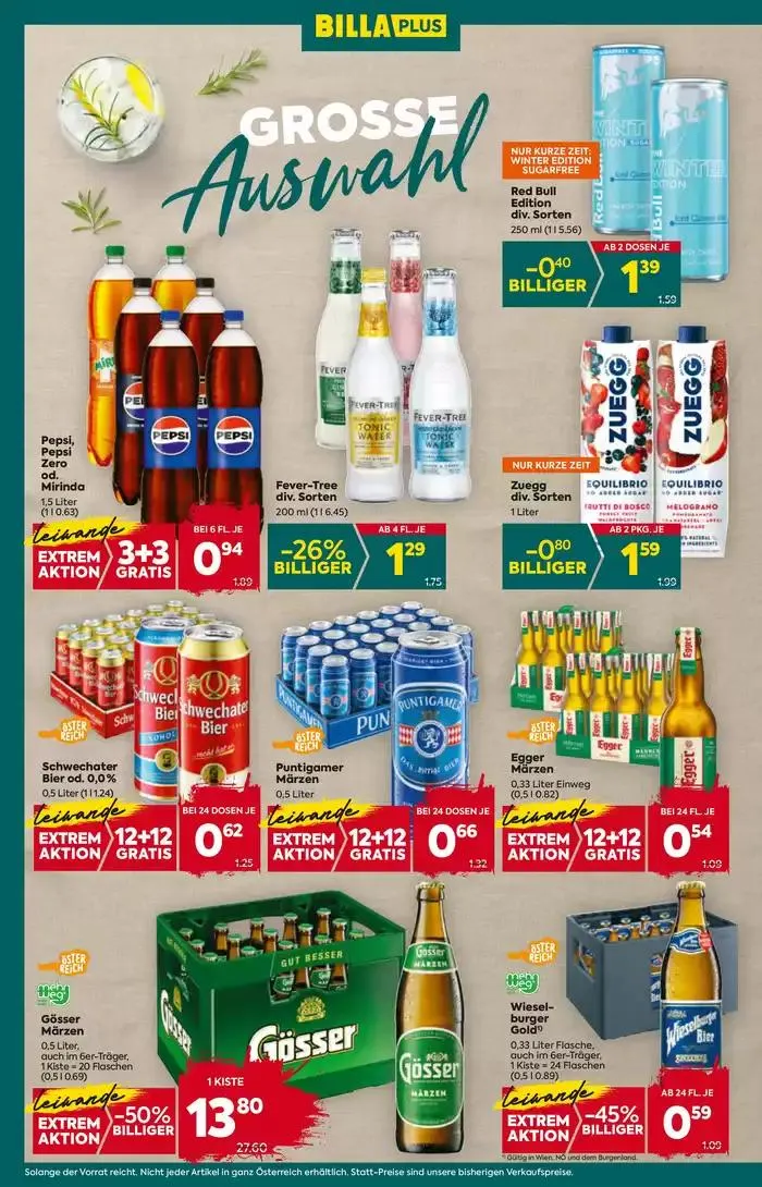 BILLA PLUS Flugblatt von 26. September bis 10. Oktober 2024 - Flugblätt seite 14