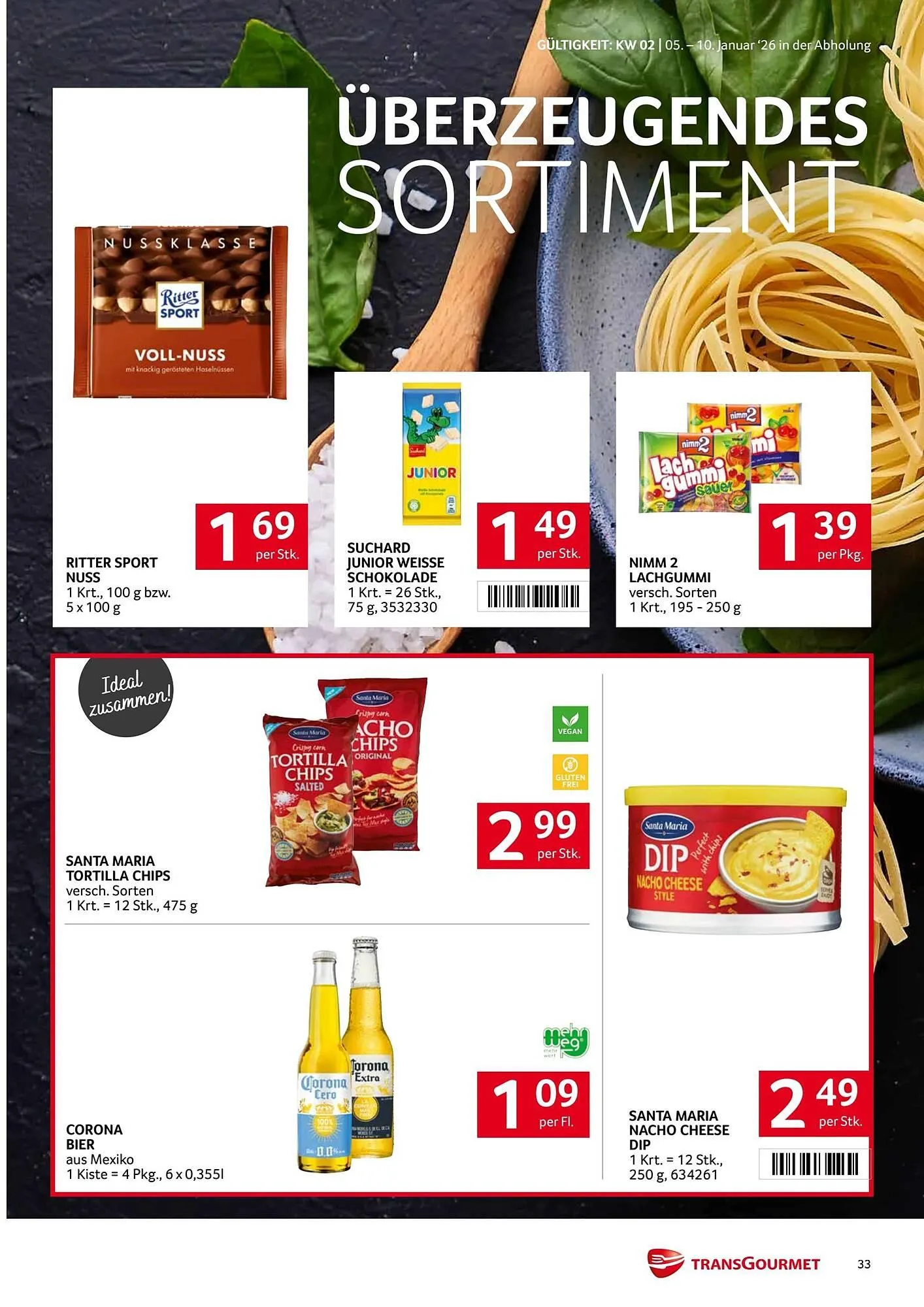 Transgourmet Flugblatt von 5. Jänner bis 10. Jänner 2026 - Flugblätt seite  32
