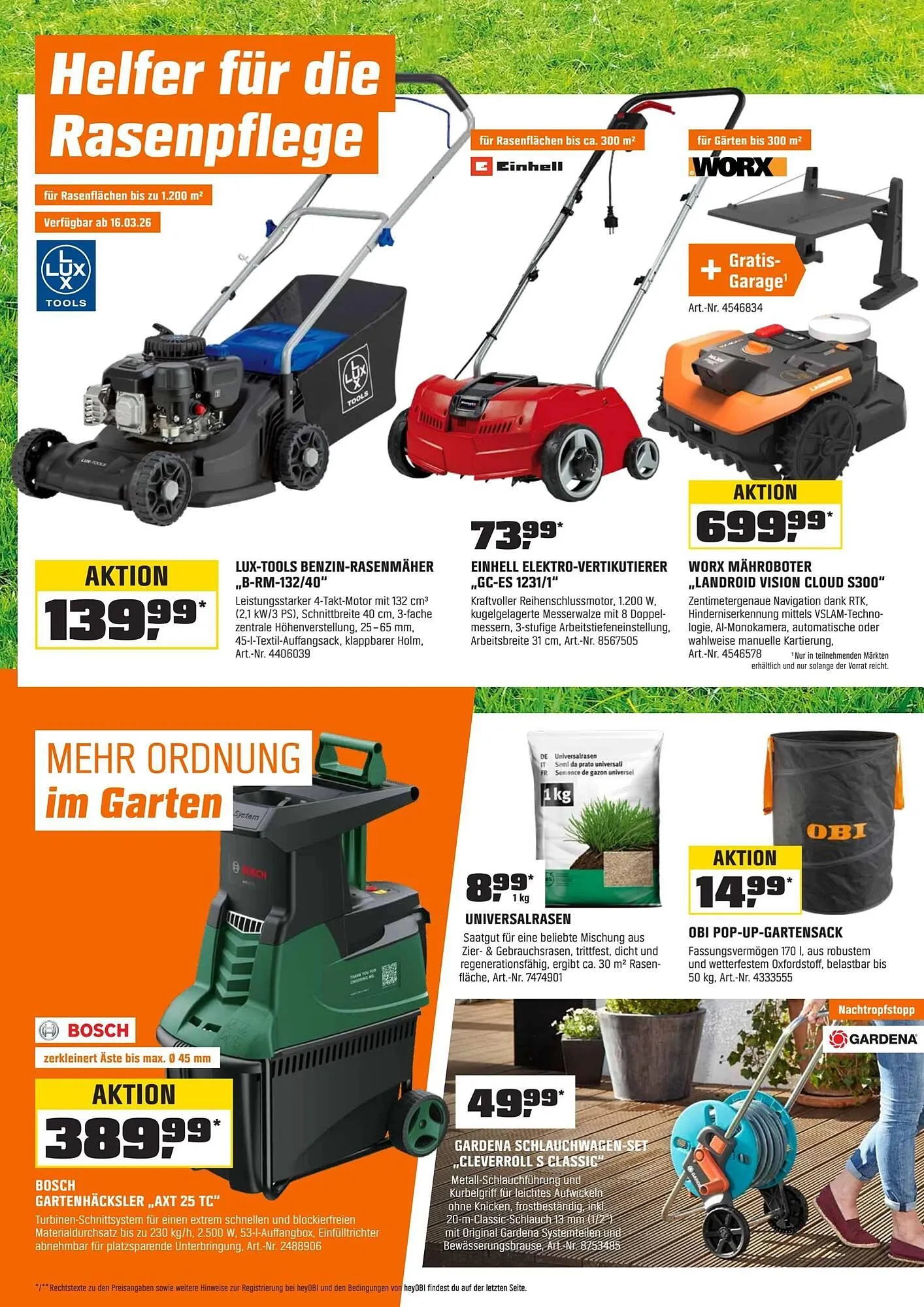 OBI Flugblatt von 1. März bis 1. April 2026 - Flugblätt seite 2