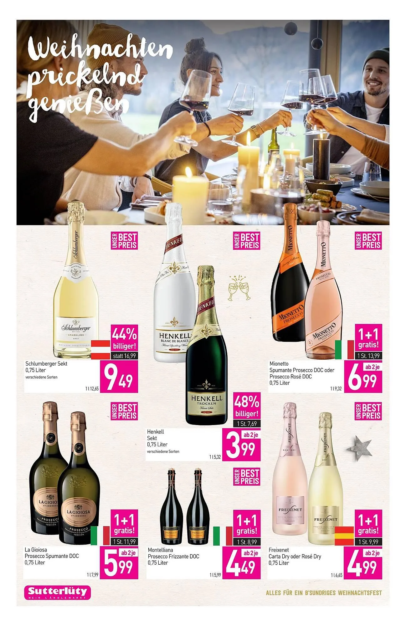 Sutterlüty Flugblatt von 22. Dezember bis 27. Dezember 2025 - Flugblätt seite  12