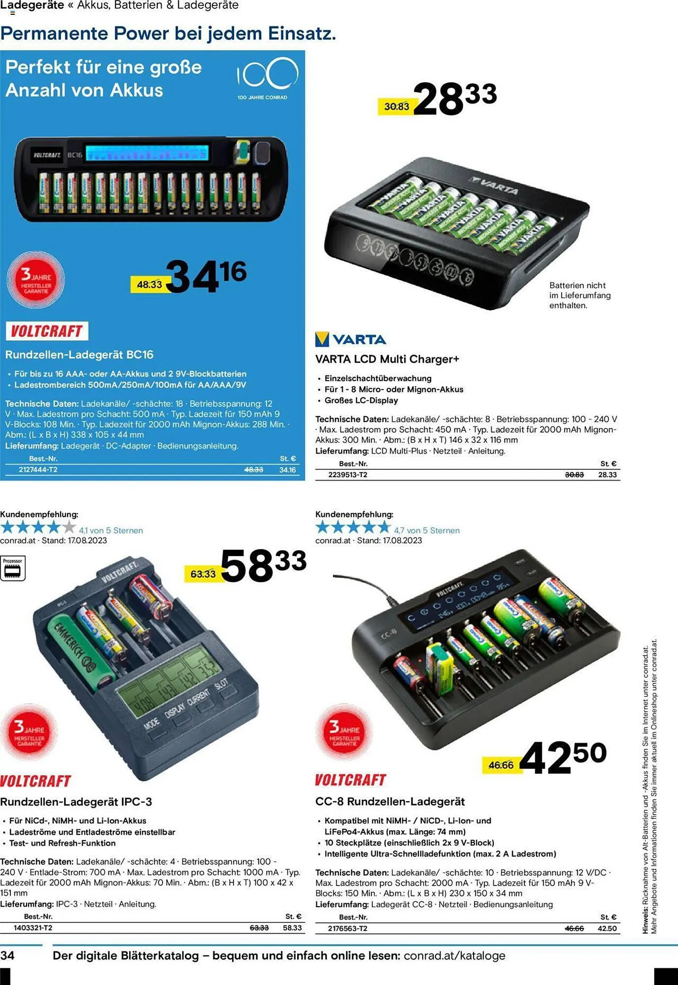 Conrad Flugblatt von 4. September bis 22. Oktober 2023 - Flugblätt seite  36