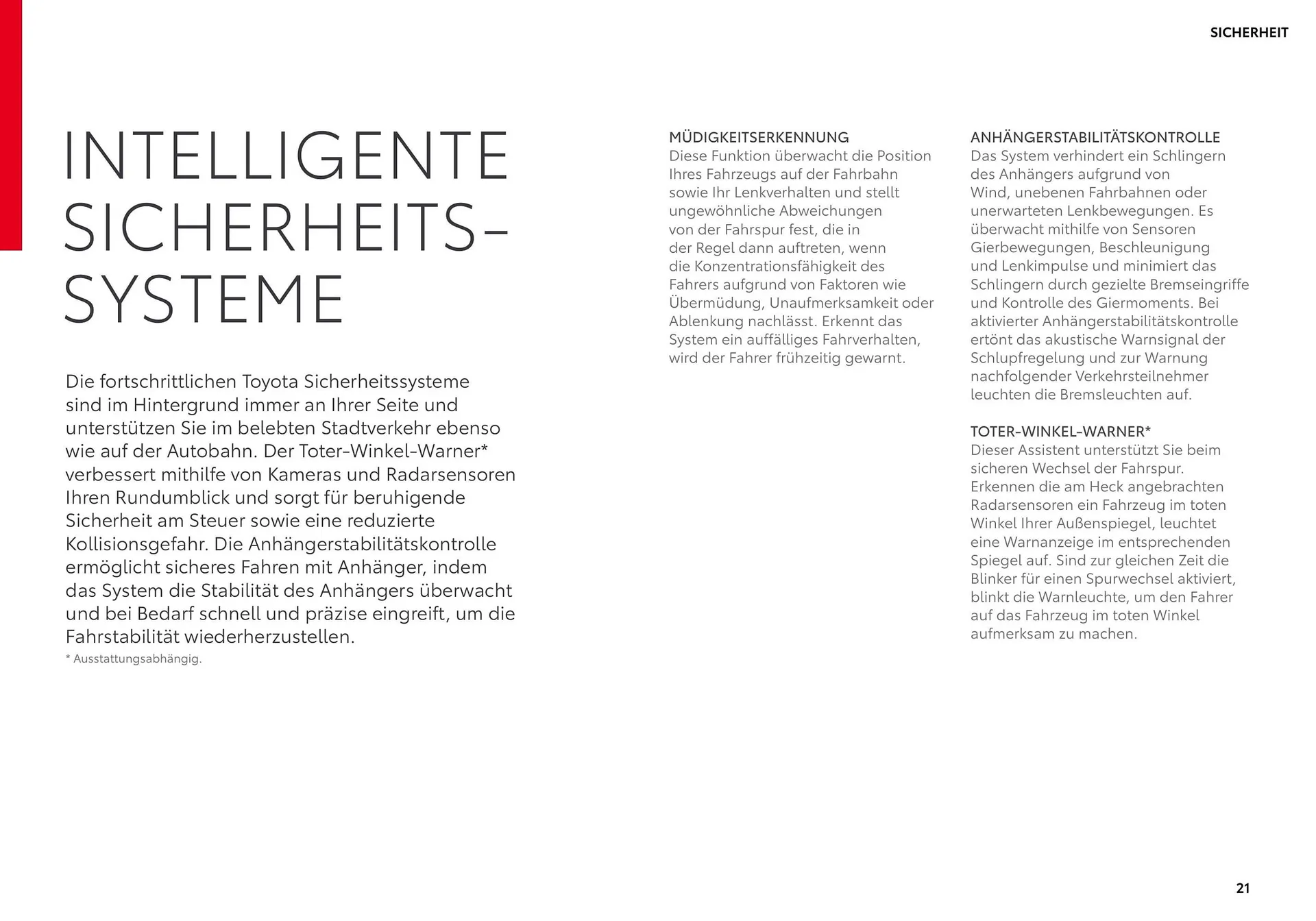 Toyota Flugblatt von 1. April bis 30. April 2026 - Flugblätt seite  21