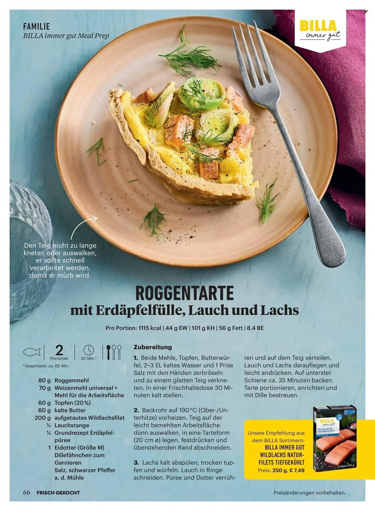 Billa Flugblatt von 1. November bis 30. November 2025 - Flugblätt seite  62