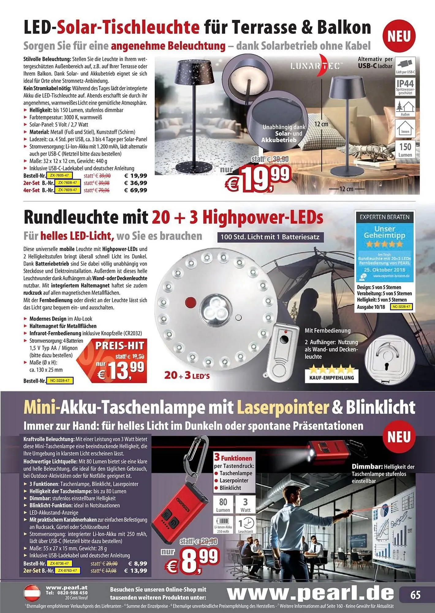 Pearl Flugblatt von 31. August bis 28. September 2024 - Flugblätt seite  65