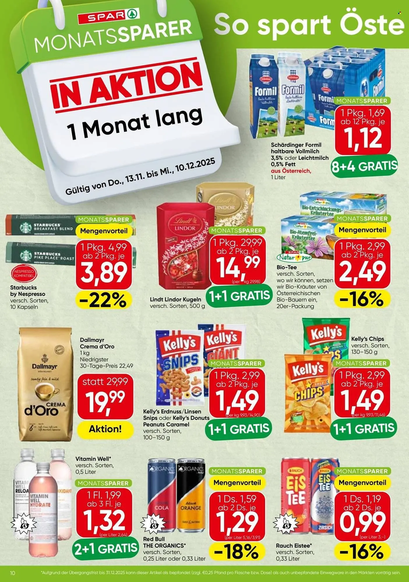 Eurospar Flugblatt von 13. November bis 19. November 2025 - Flugblätt seite 10