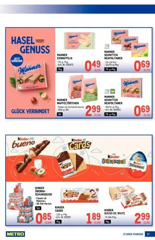 METRO Flugblatt Food - Starke Marken von 20. August bis 2. September 2026 - Flugblätt seite  17