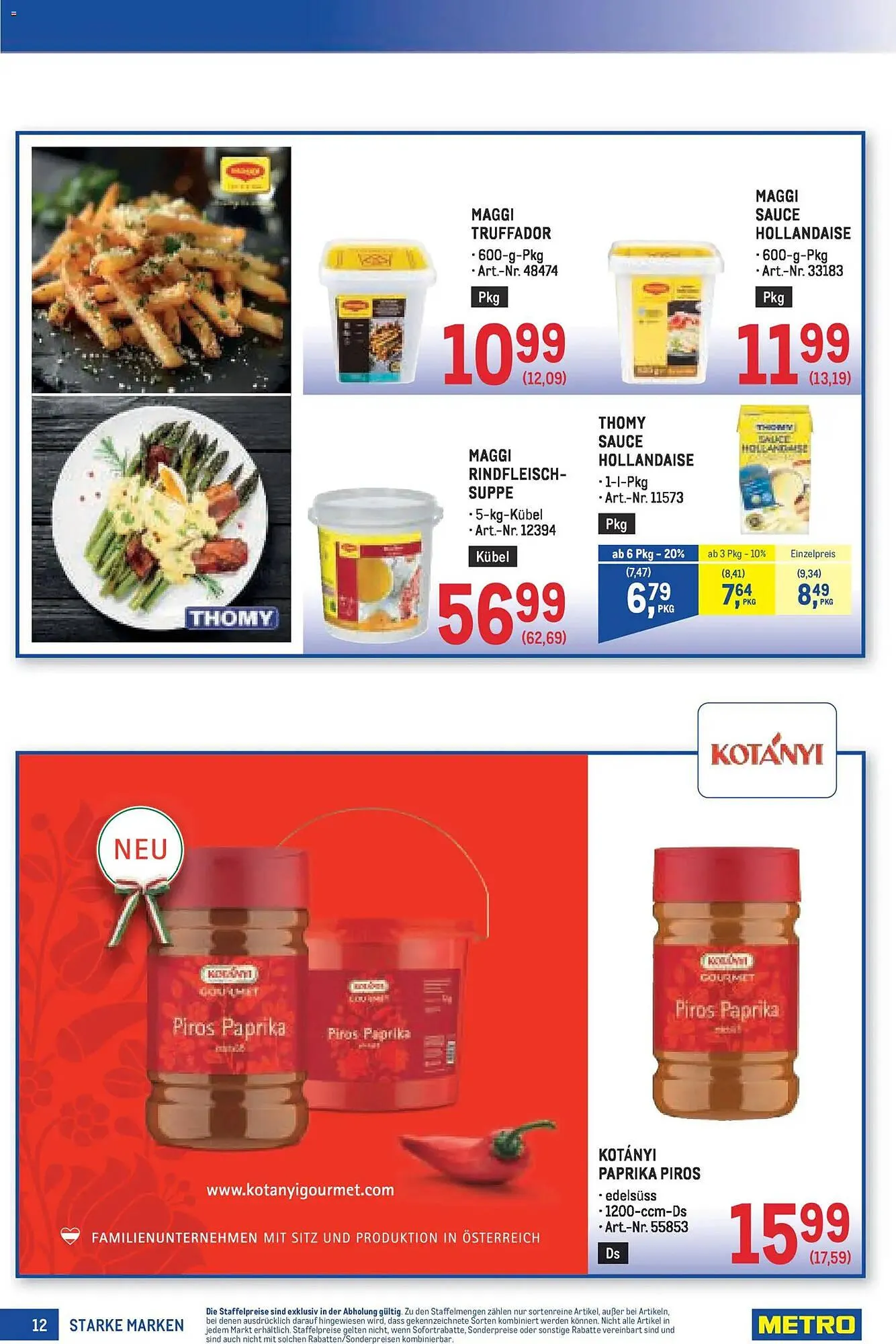 Metro Flugblatt von 19. März bis 1. April 2026 - Flugblätt seite  12