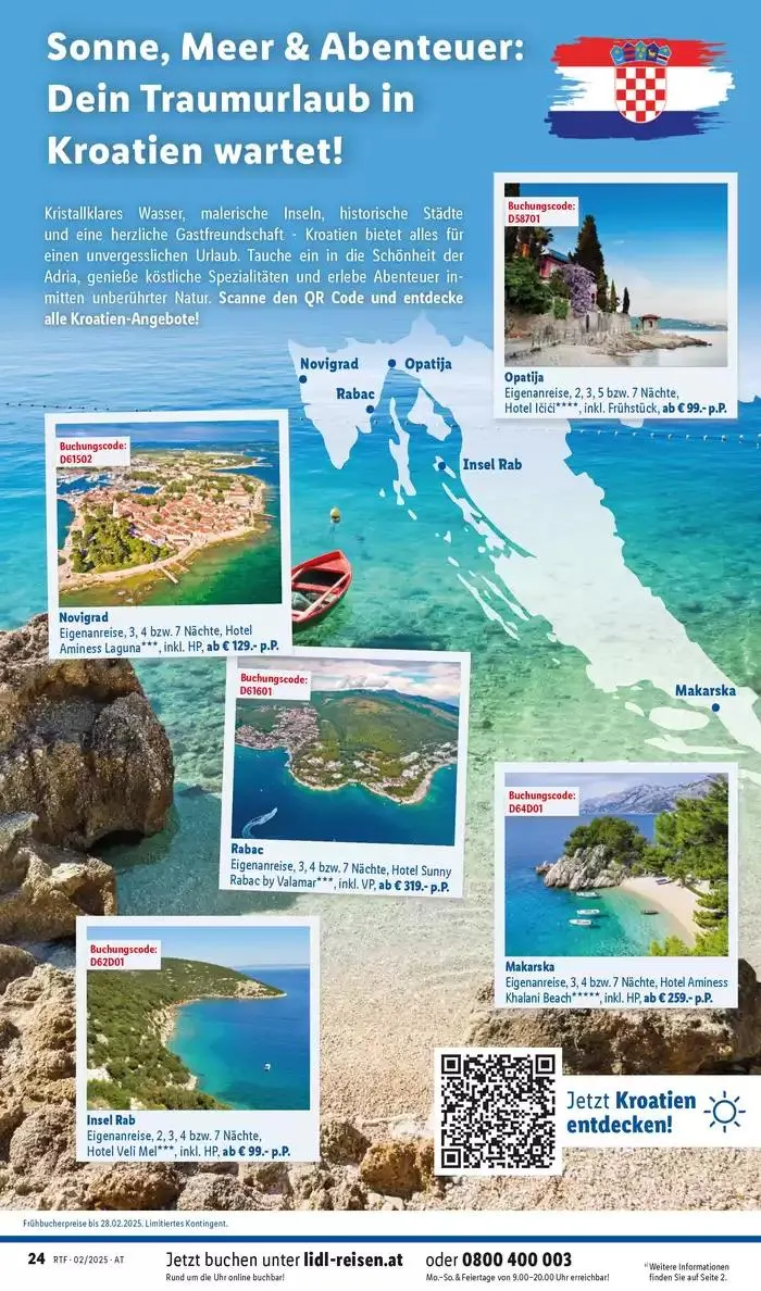 Aktuelle Reiseprospekte Themenprospekt Februar von 12. Februar bis 15. März 2025 - Flugblätt seite 24