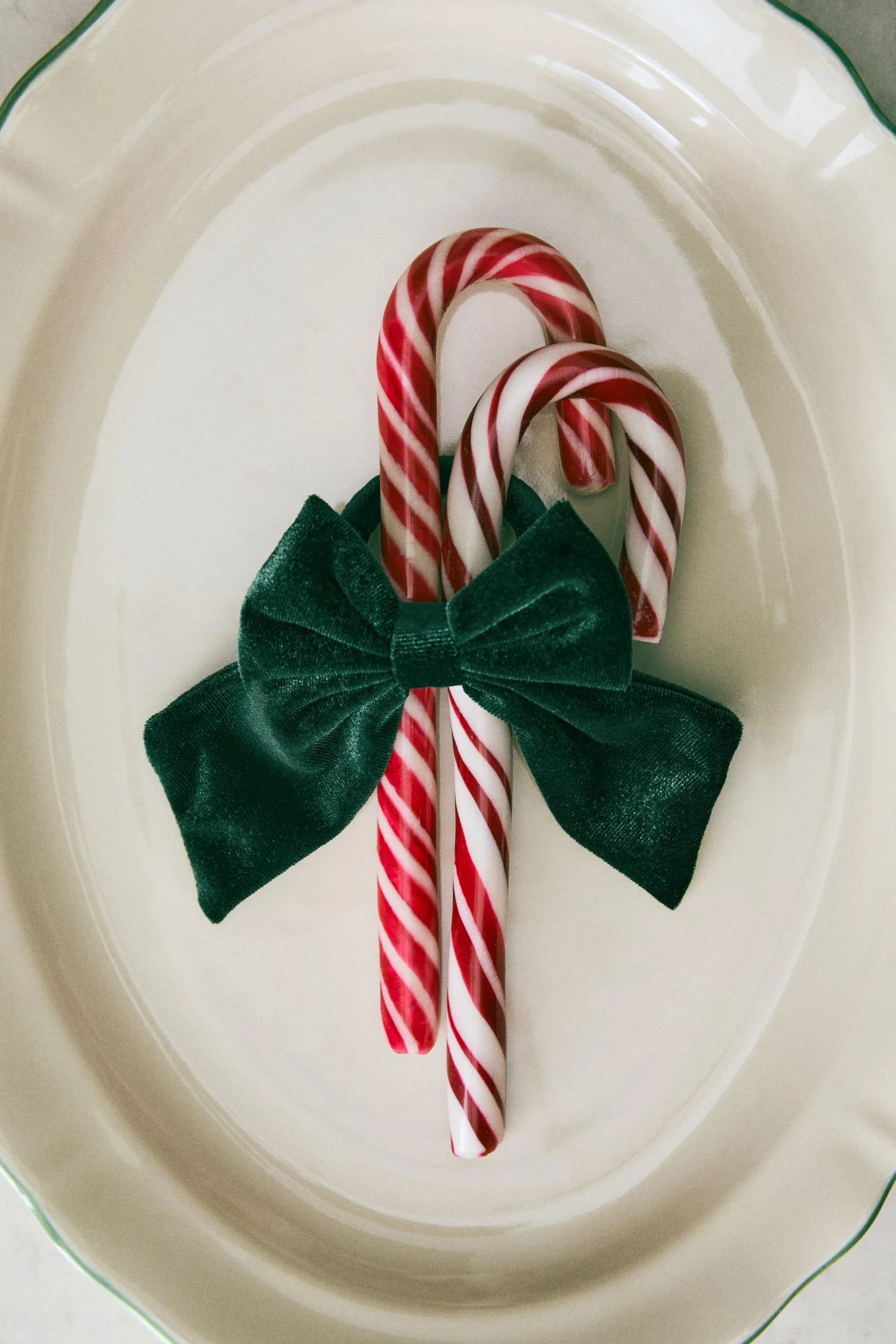 4er-Pack Serviettenringe aus Samt