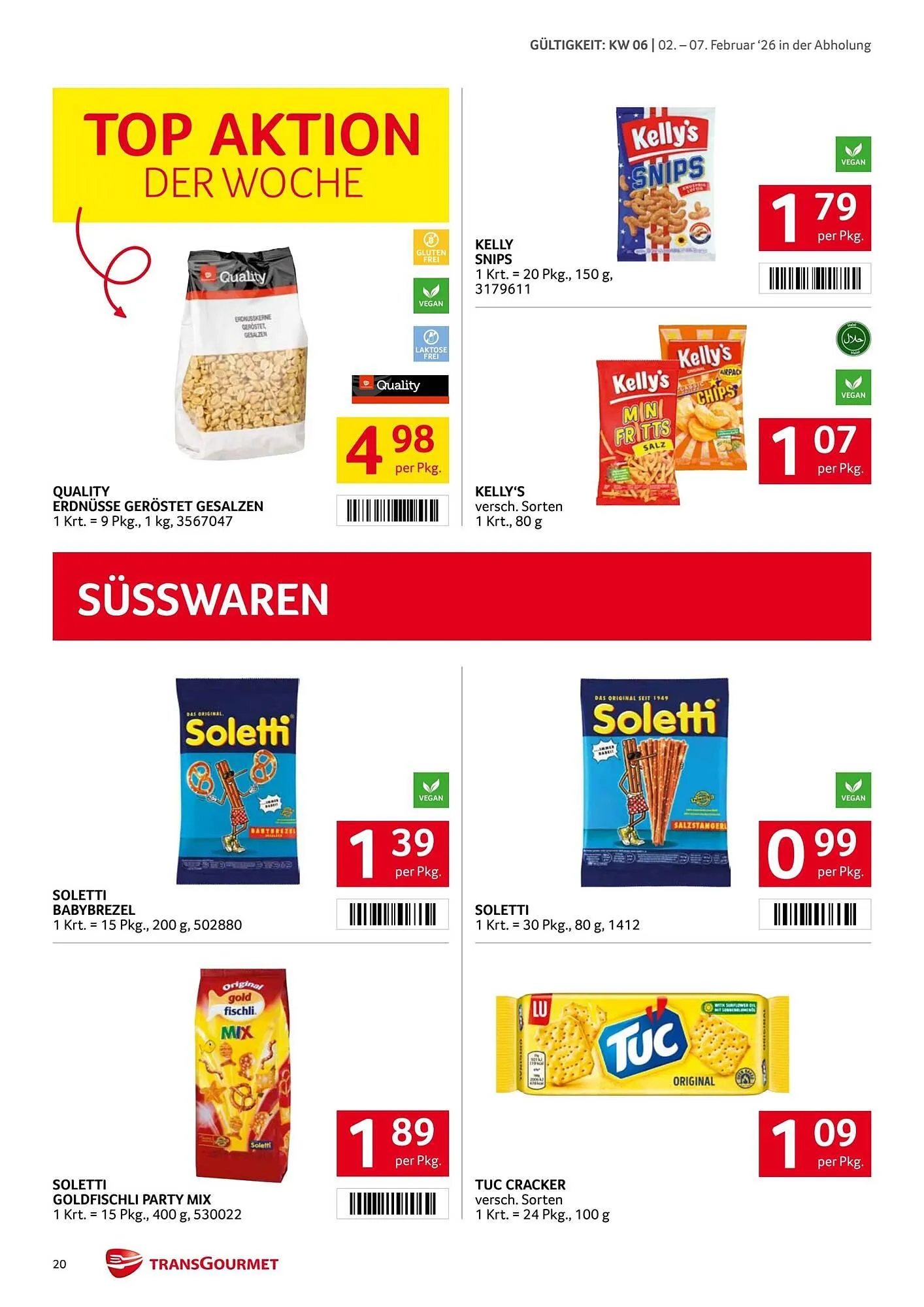 Transgourmet Flugblatt von 2. Februar bis 7. Februar 2026 - Flugblätt seite  19