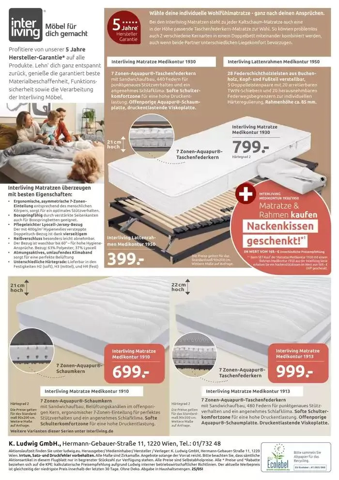 Möbel Ludwig katalog von 30. Jänner bis 15. Februar 2025 - Flugblätt seite  12