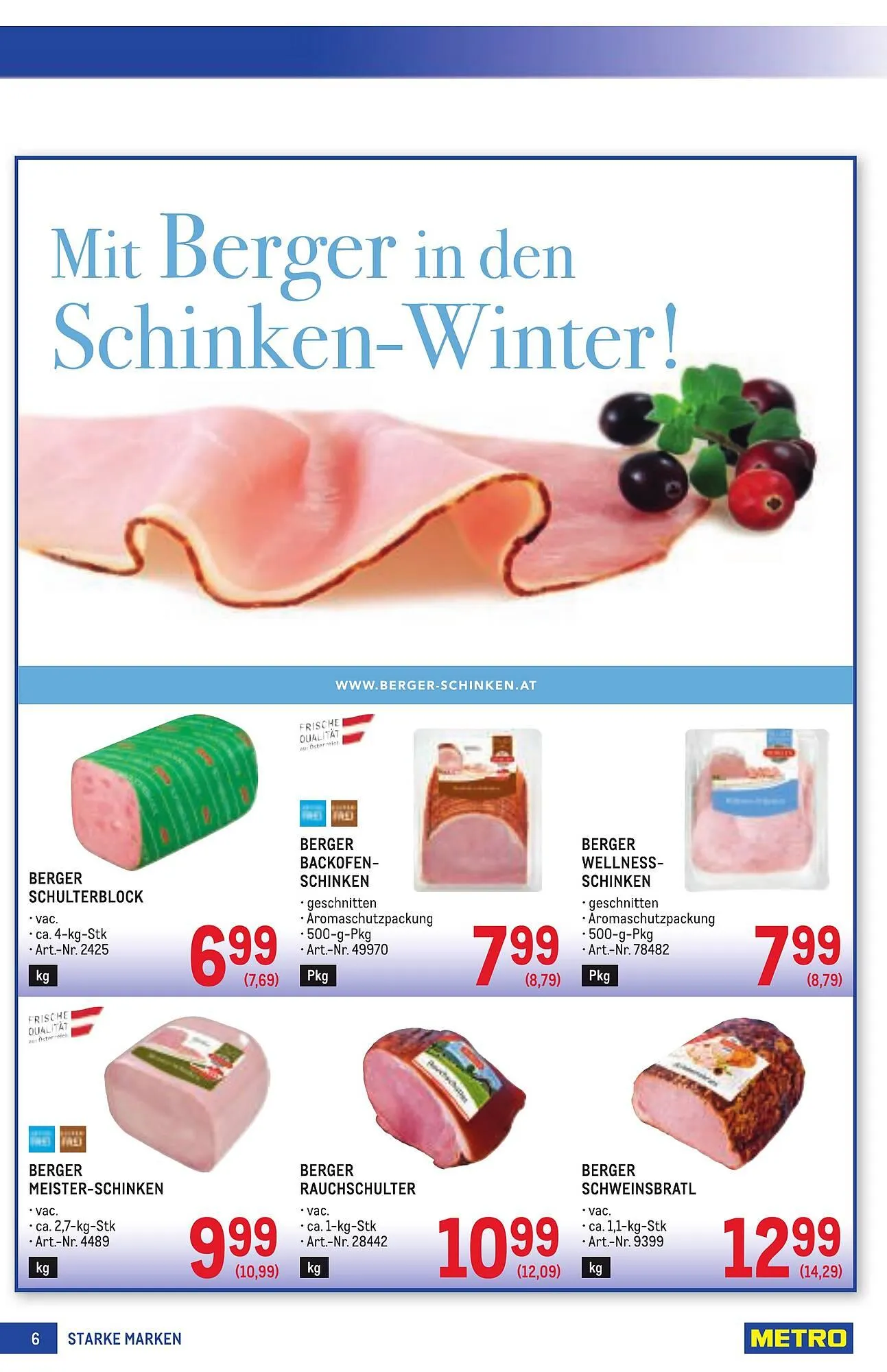 Metro Flugblatt von 11. Dezember bis 7. Jänner 2026 - Flugblätt seite  6