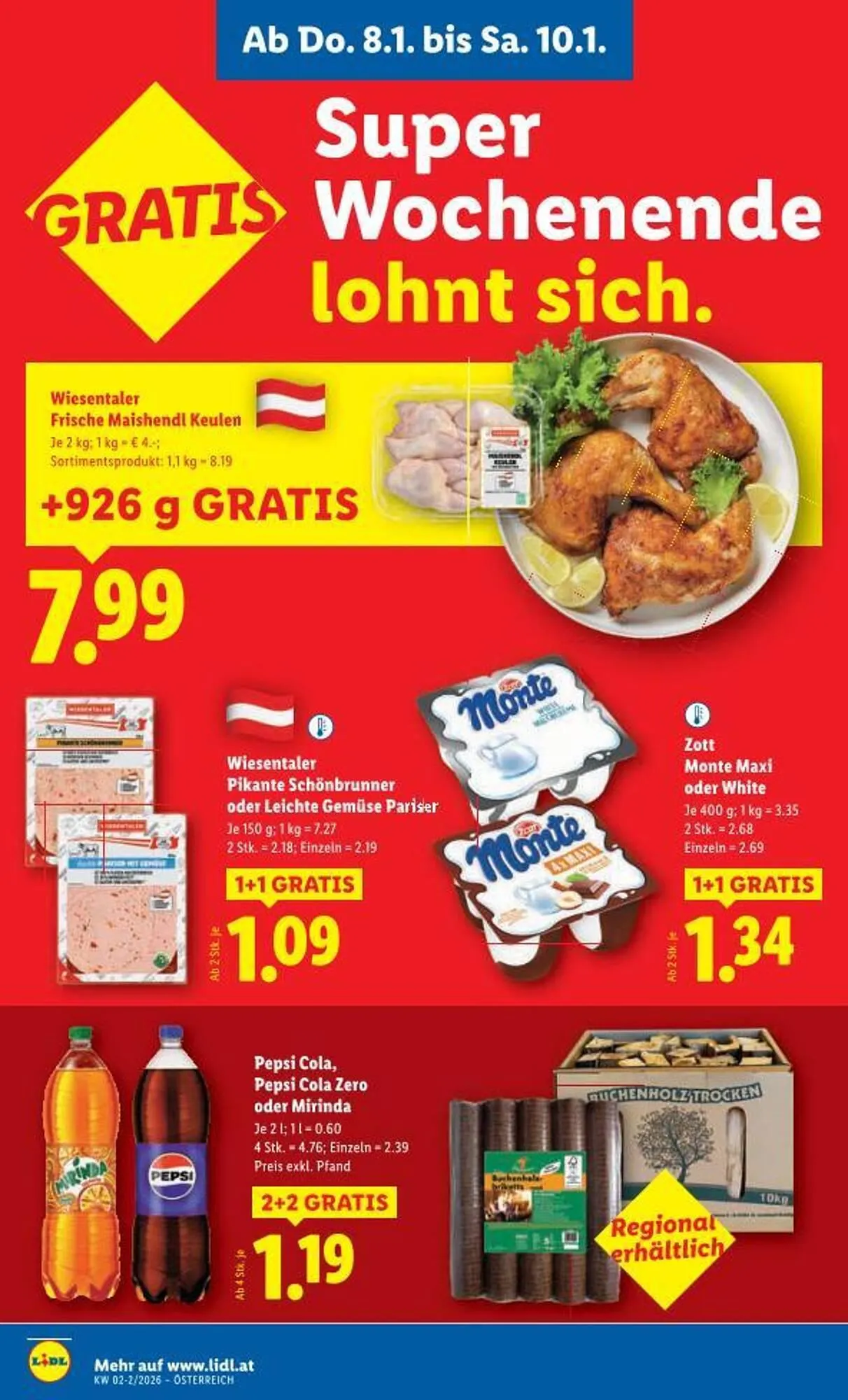 Lidl Flugblatt von 8. Jänner bis 14. Jänner 2026 - Flugblätt seite  9