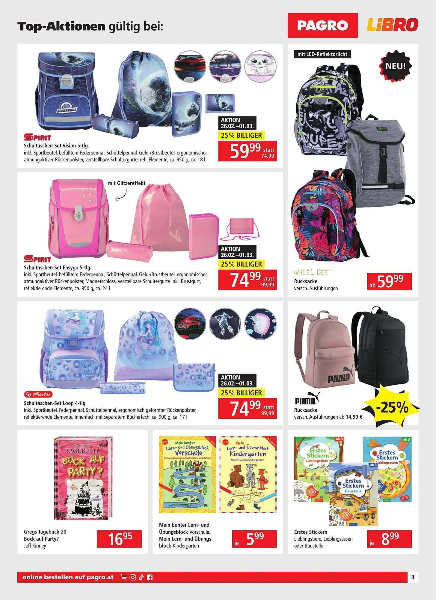 Pagro Diskont Flugblatt von 26. Februar bis 4. März 2026 - Flugblätt seite  3