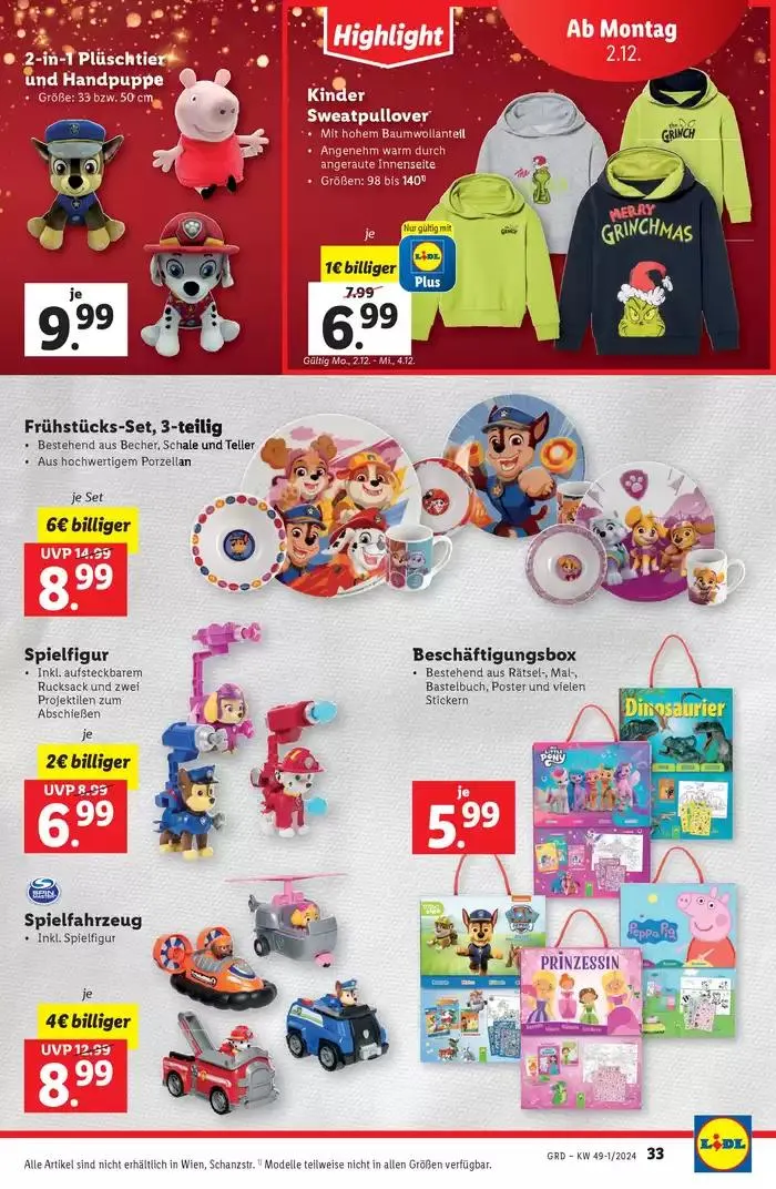 Aktuelle Flugblätter Ab Donnerstag, 28.11. von 28. November bis 4. Dezember 2024 - Flugblätt seite 35