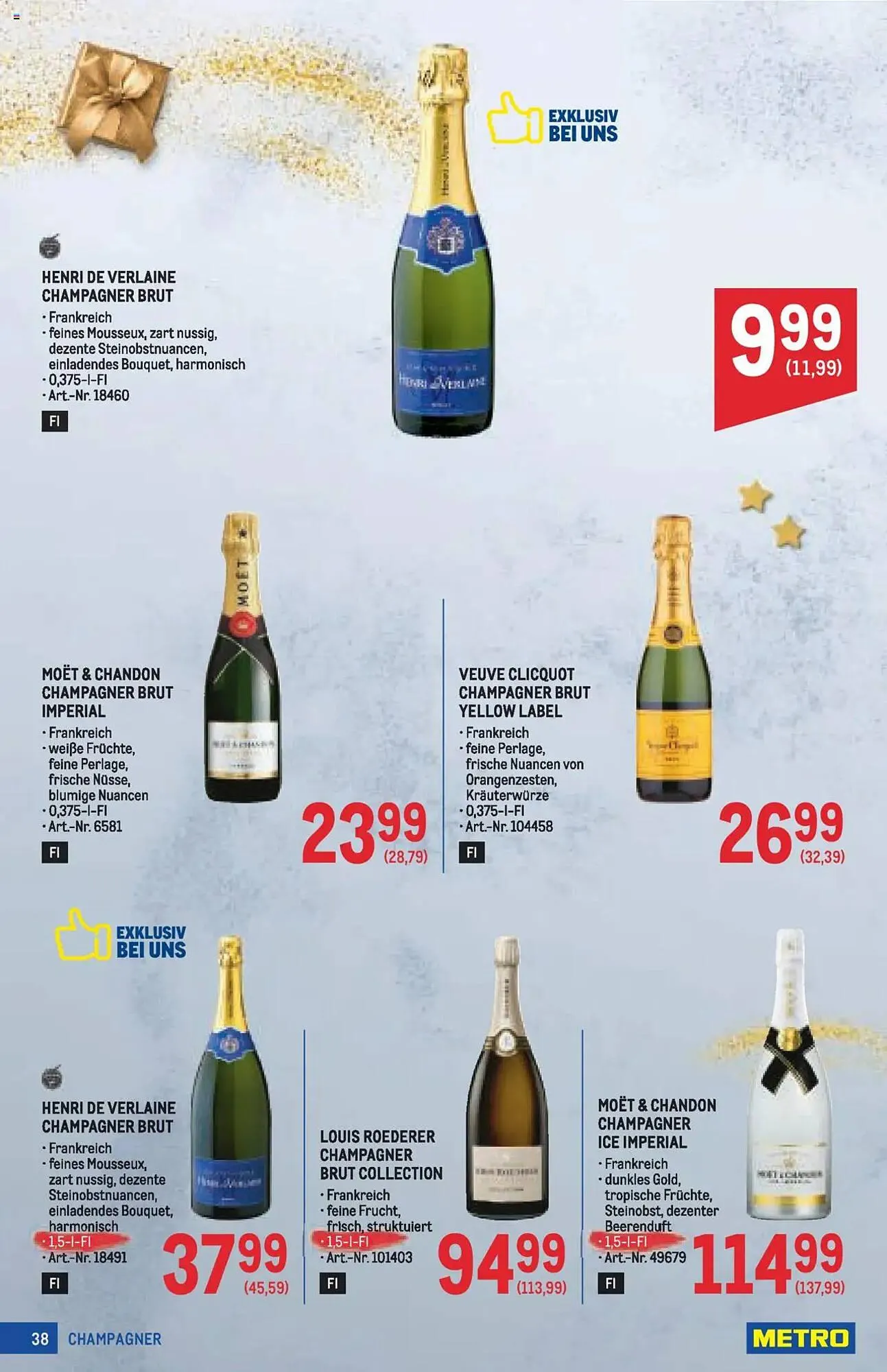 Metro Flugblatt von 16. Oktober bis 24. Dezember 2025 - Flugblätt seite  38