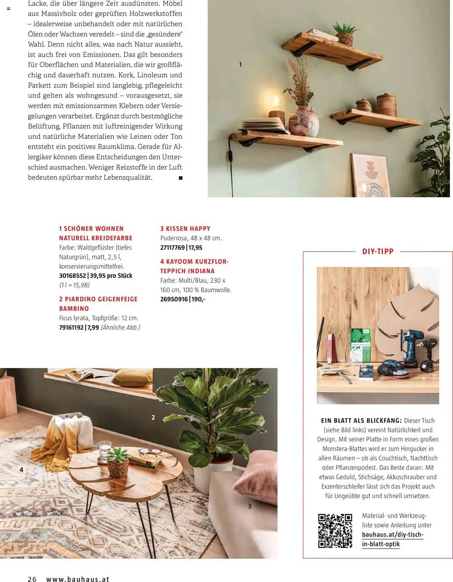 Bauhaus Flugblatt von 1. Oktober bis 31. März 2026 - Flugblätt seite  26