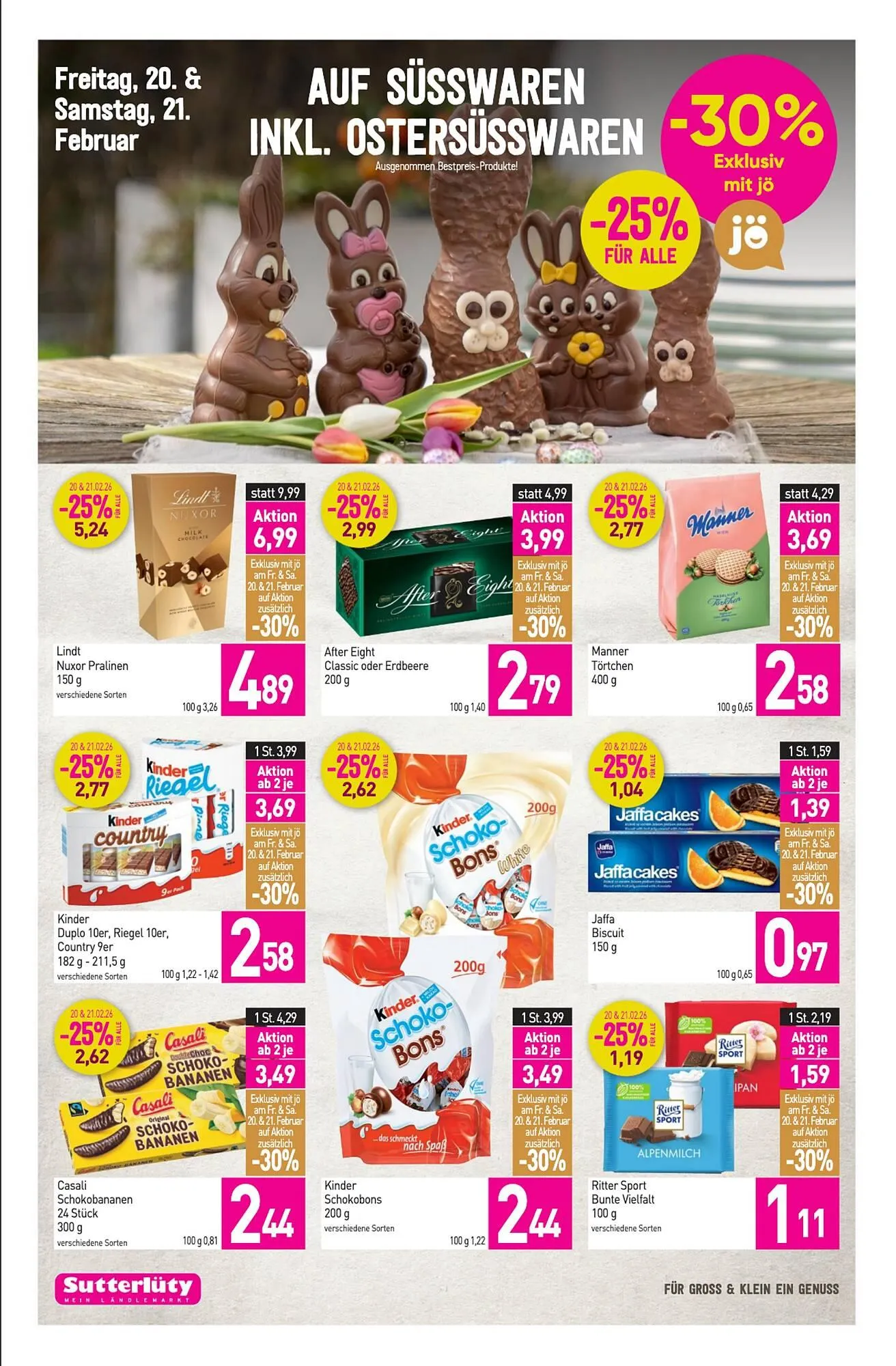 Sutterlüty Flugblatt von 19. Februar bis 25. Februar 2026 - Flugblätt seite 10