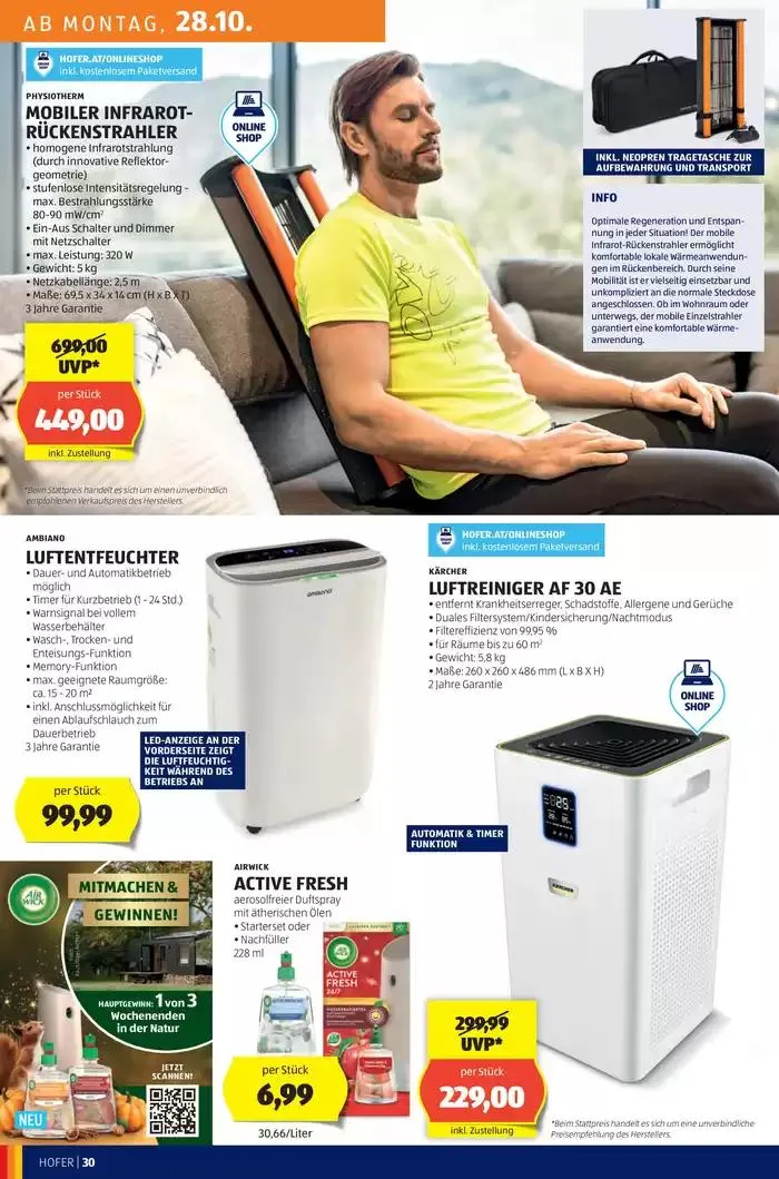 Blättern Sie online im HOFER Flugblatt von 23. Oktober bis 6. November 2024 - Flugblätt seite  34