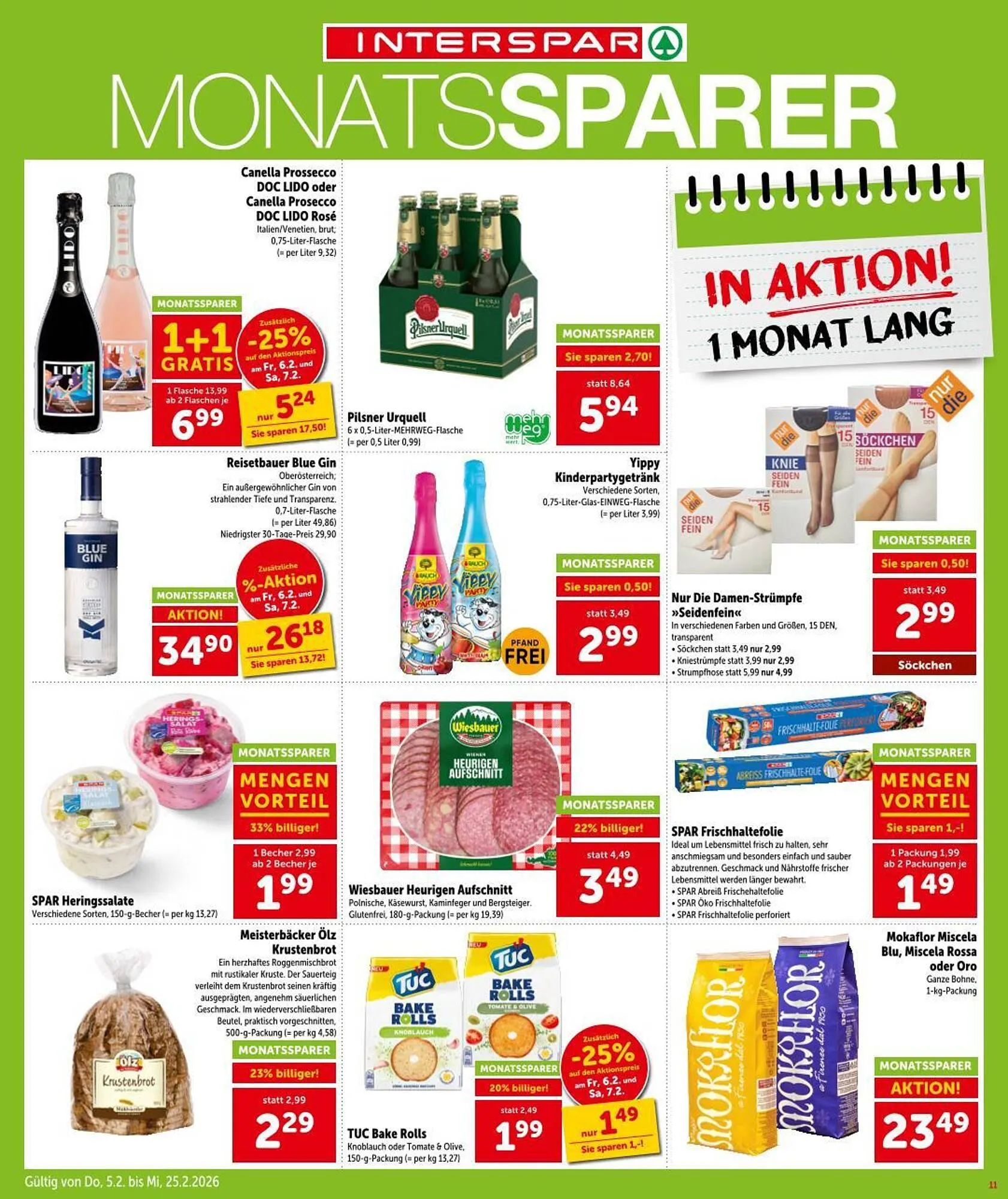 Interspar Flugblatt von 5. Februar bis 11. Februar 2026 - Flugblätt seite  11