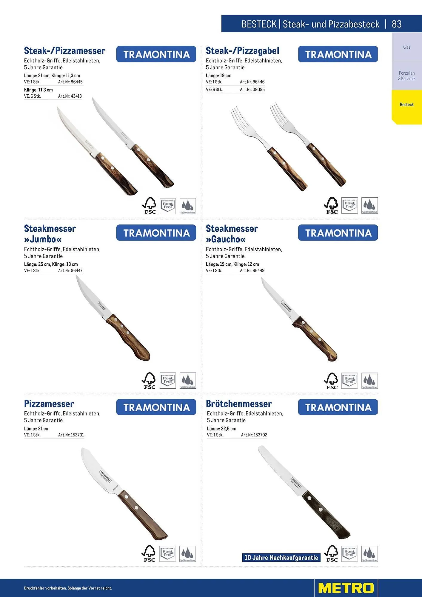 Metro Flugblatt von 25. März bis 31. Dezember 2026 - Flugblätt seite 83