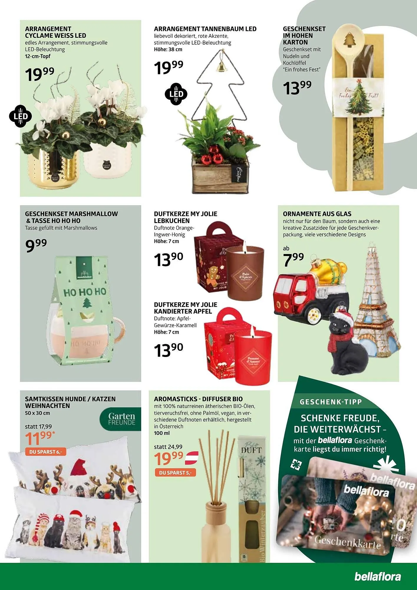 Bellaflora Flugblatt von 20. November bis 7. Dezember 2025 - Flugblätt seite  3