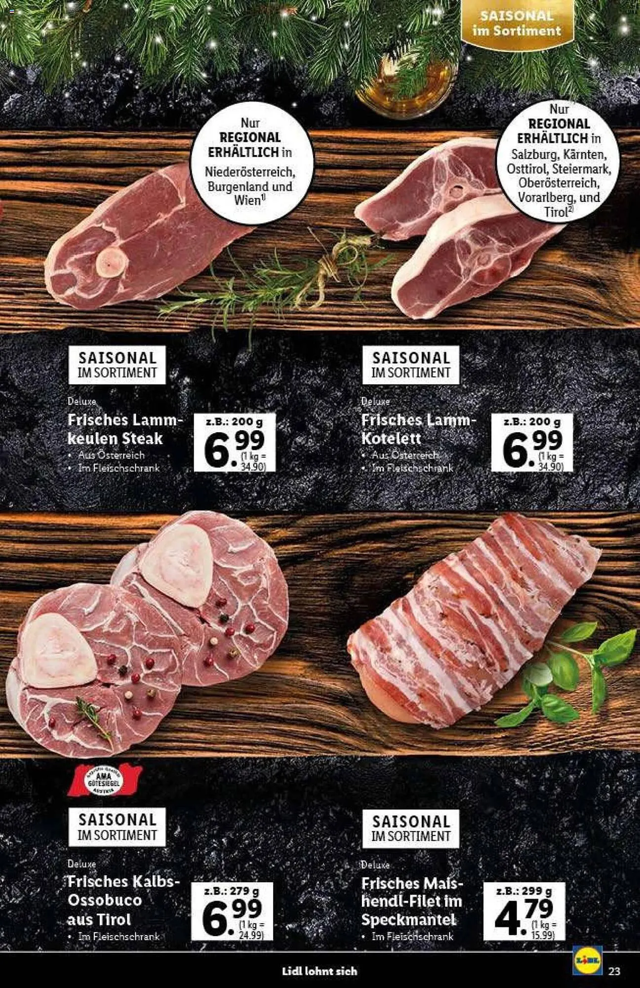 Lidl Flugblatt von 9. November bis 21. Dezember 2023 - Flugblätt seite  23