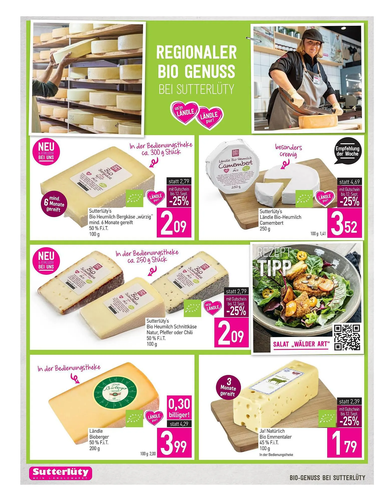Sutterlüty Flugblatt von 7. September bis 12. September 2023 - Flugblätt seite 4