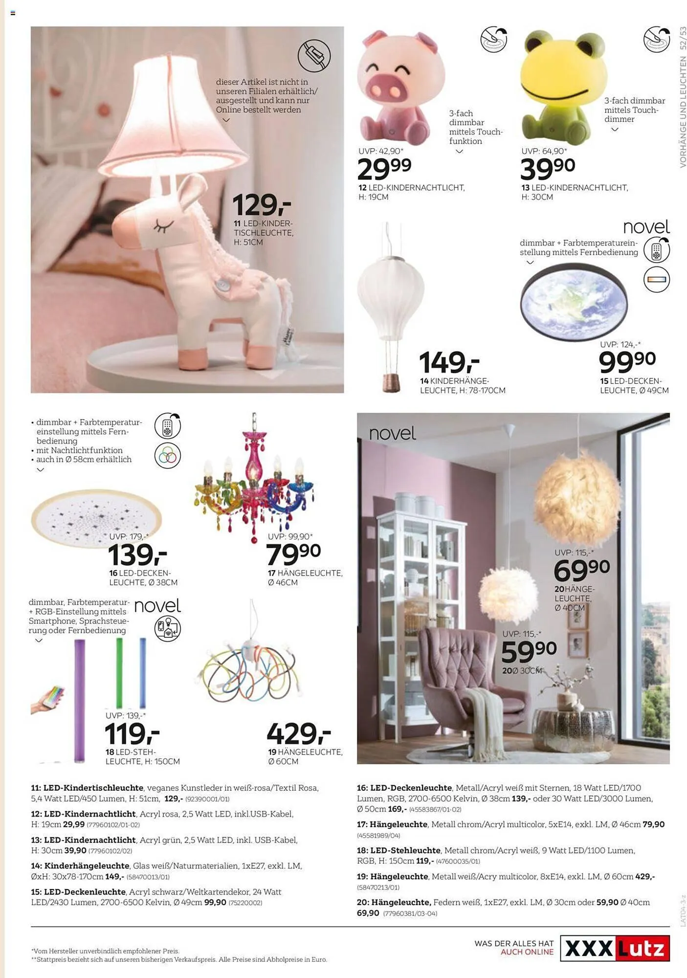 XXXLutz Flugblatt von 18. April bis 31. Dezember 2023 - Flugblätt seite 53