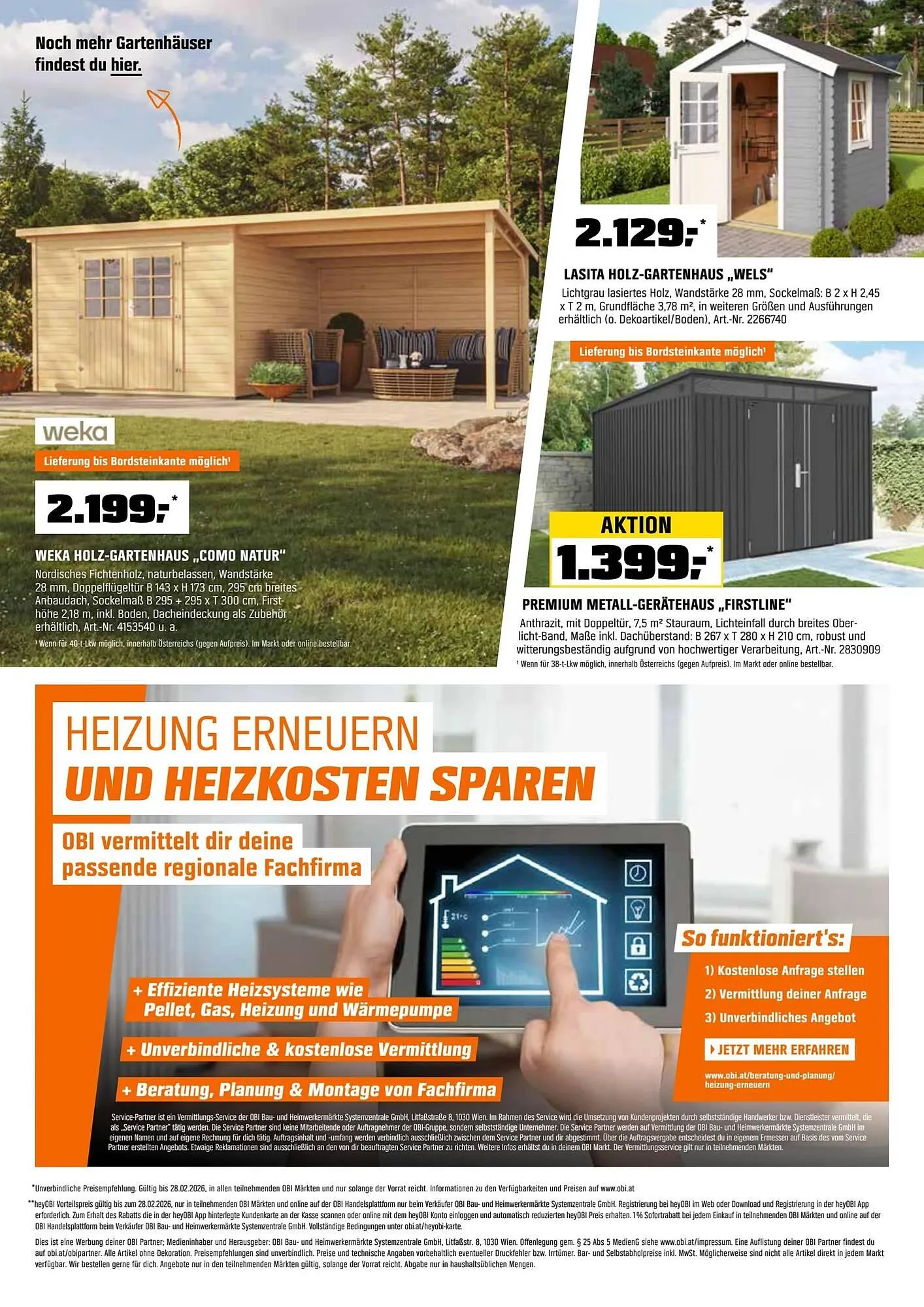 OBI Flugblatt von 1. Februar bis 28. Februar 2026 - Flugblätt seite  12