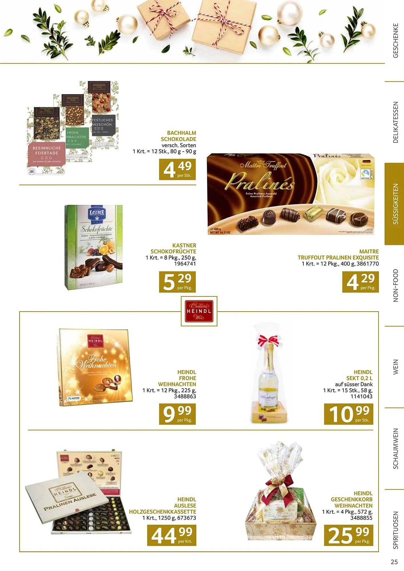 Transgourmet Flugblatt von 13. Oktober bis 24. Dezember 2025 - Flugblätt seite 25