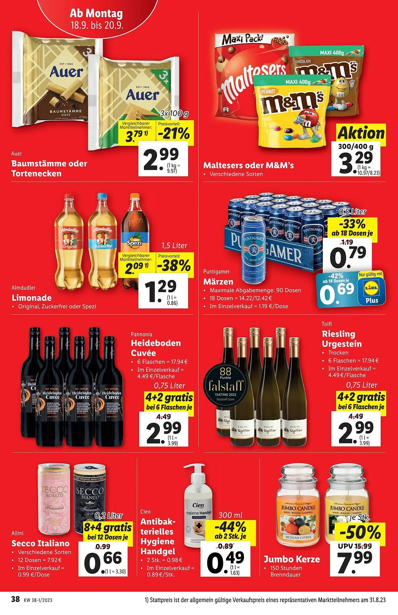 Lidl Flugblatt von 13. September bis 20. September 2023 - Flugblätt seite 38