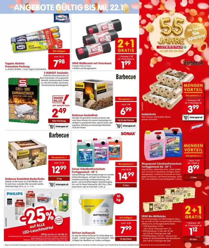 Tolles Angebot für Schnäppchenjäger von 8. Jänner bis 15. Jänner 2025 - Flugblätt seite  19