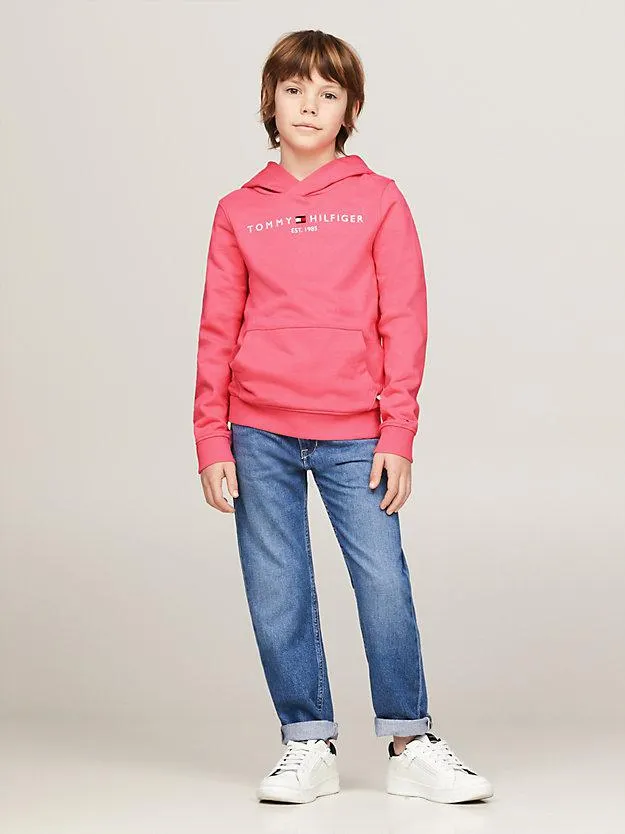 Essential Hoodie mit Logo-Stickerei
