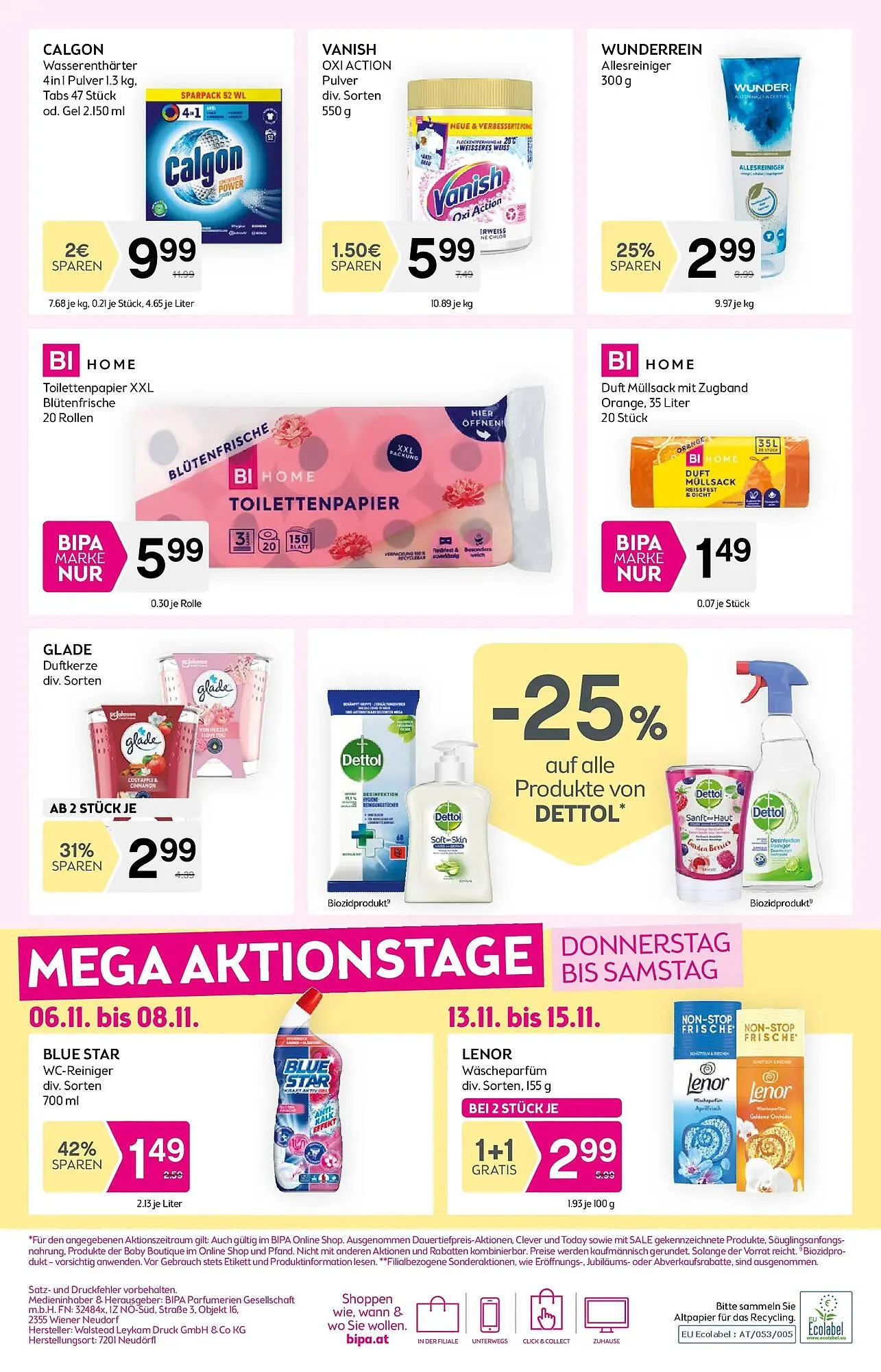 Bipa Flugblatt von 6. November bis 19. November 2025 - Flugblätt seite 14