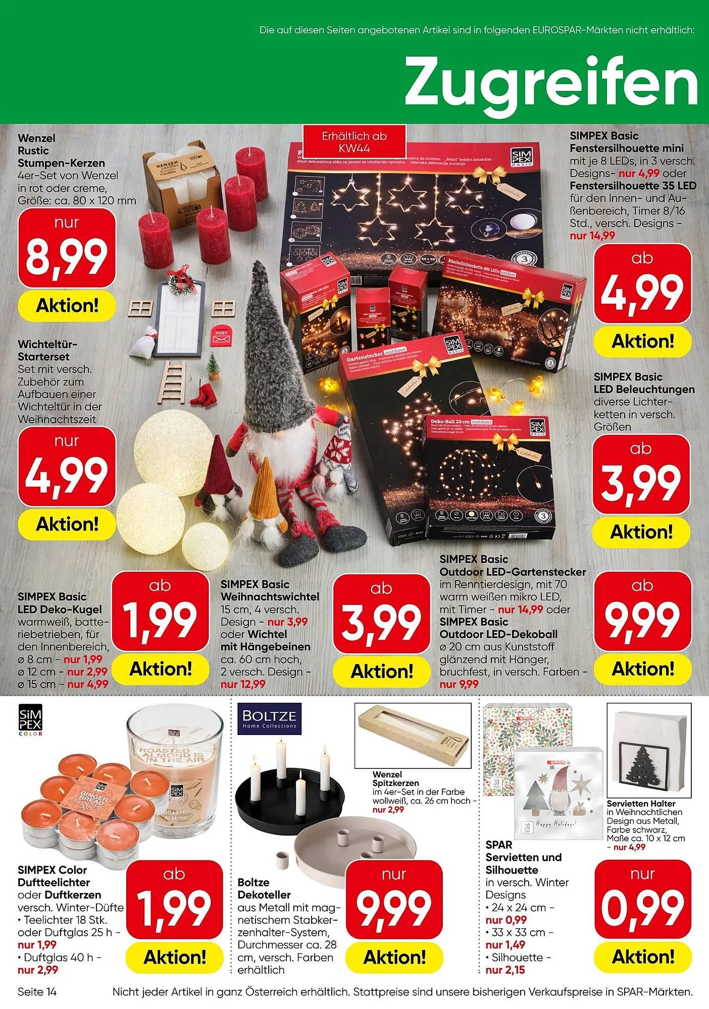 Eurospar Flugblatt von 23. Oktober bis 5. November 2025 - Flugblätt seite  14