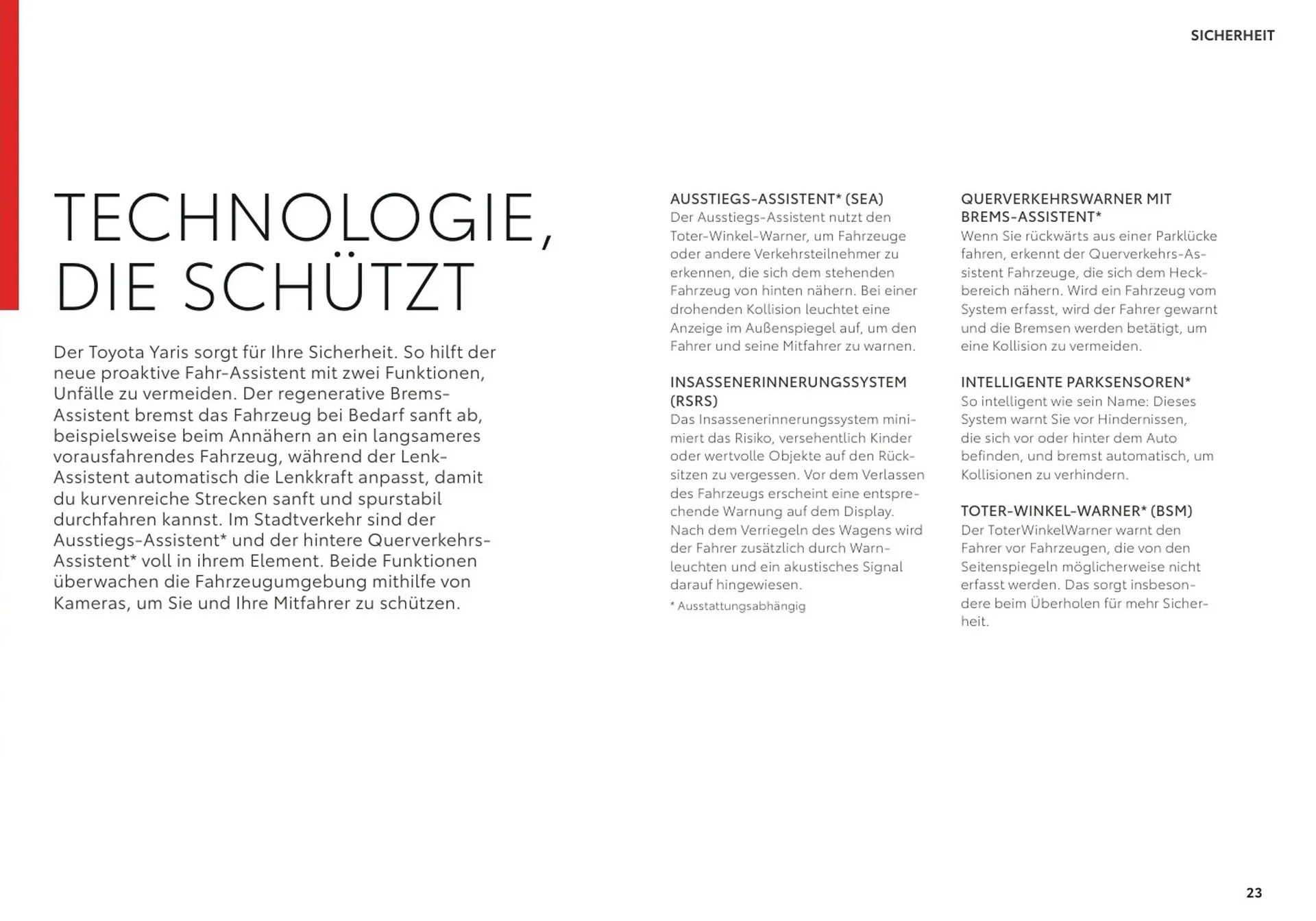 Toyota Flugblatt von 1. April bis 20. Oktober 2026 - Flugblätt seite  23