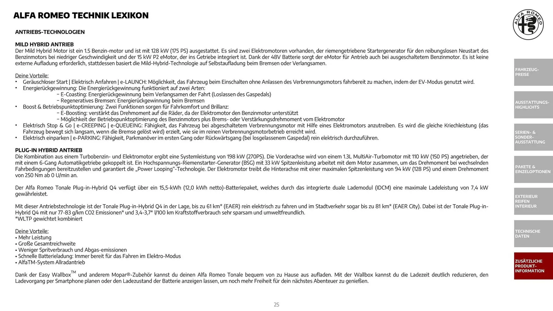 Alfa Romeo Flugblatt von 1. Dezember bis 31. Dezember 2025 - Flugblätt seite  25