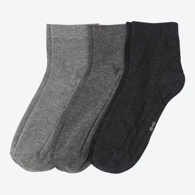 Herren-Kurzschaft-Socken, 3er-Pack